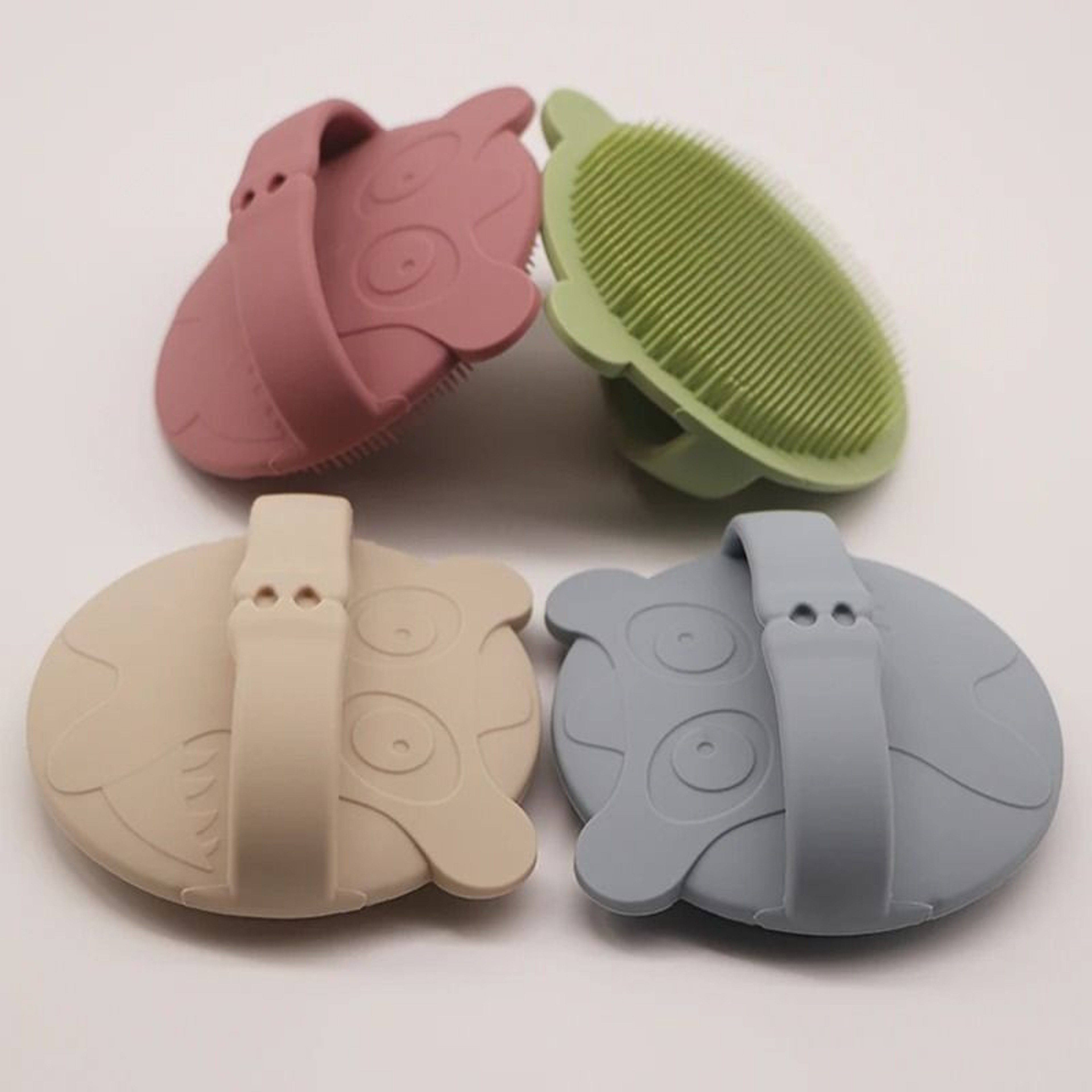 DinoGently Silicone Scalp Massager  Shampoo Brush 4