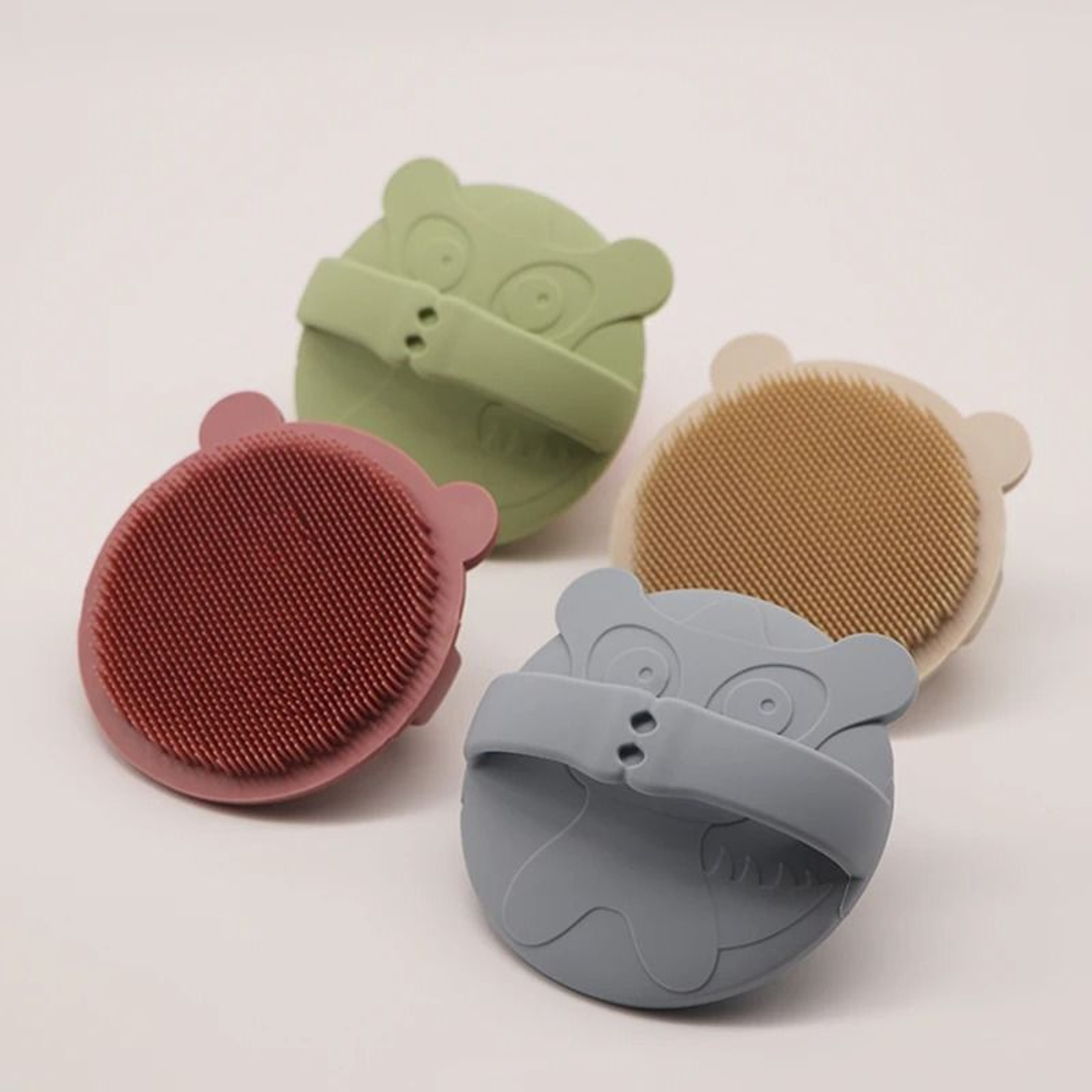 DinoGently Silicone Scalp Massager  Shampoo Brush 5