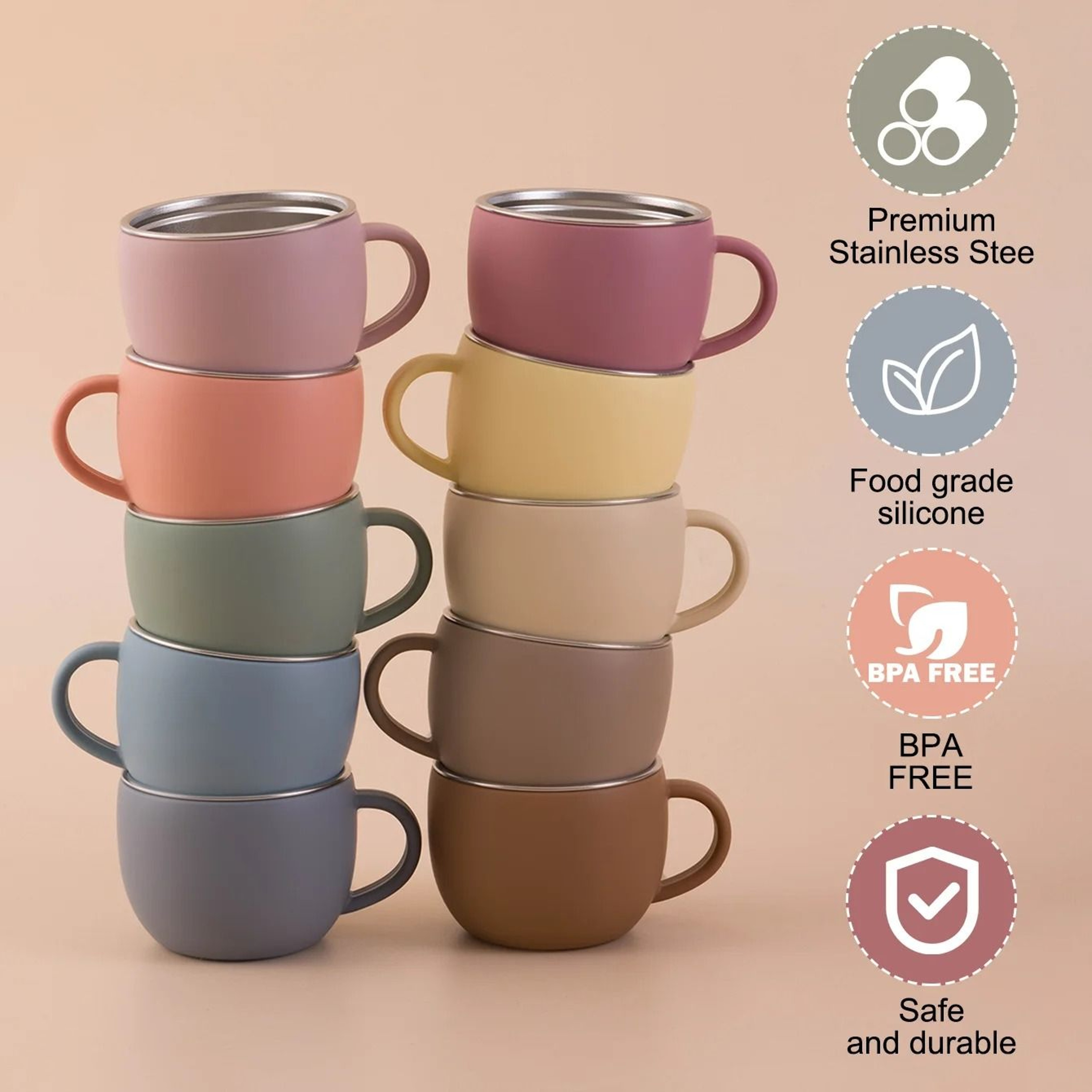 Insulated Shield Stainless Steel Training Cup 6