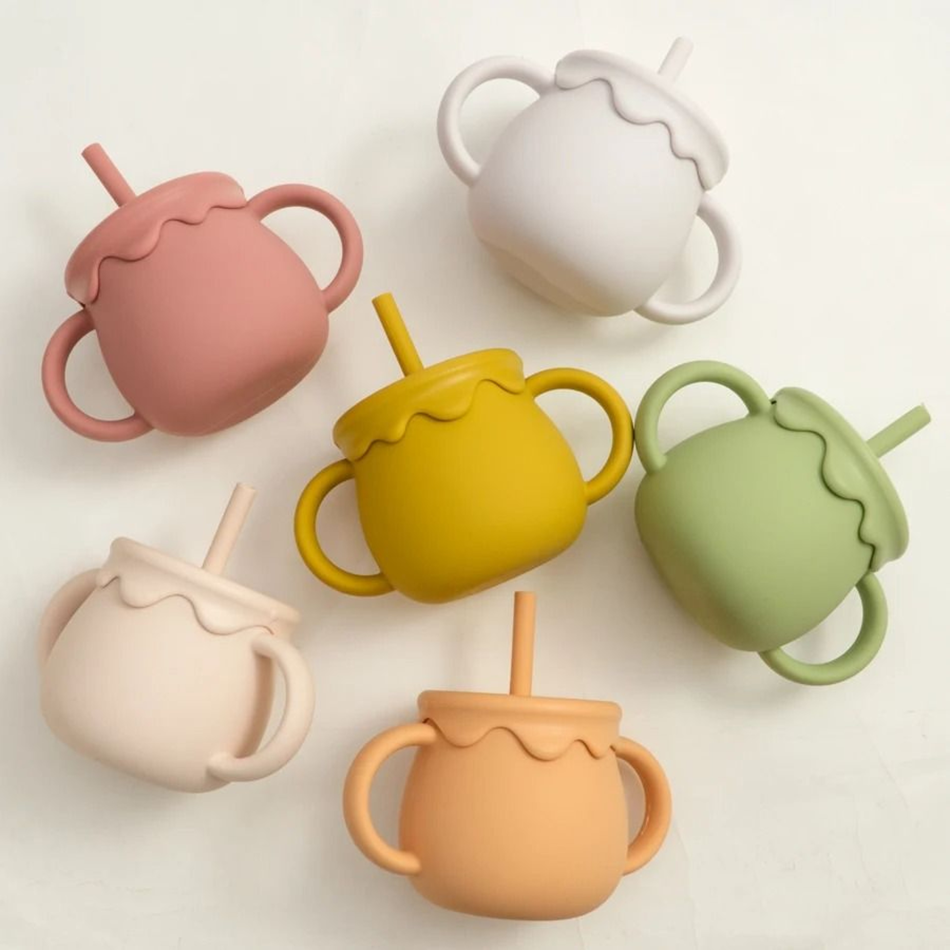 BloomSip 2in1 Silicone Snack  Sippy Cup 0