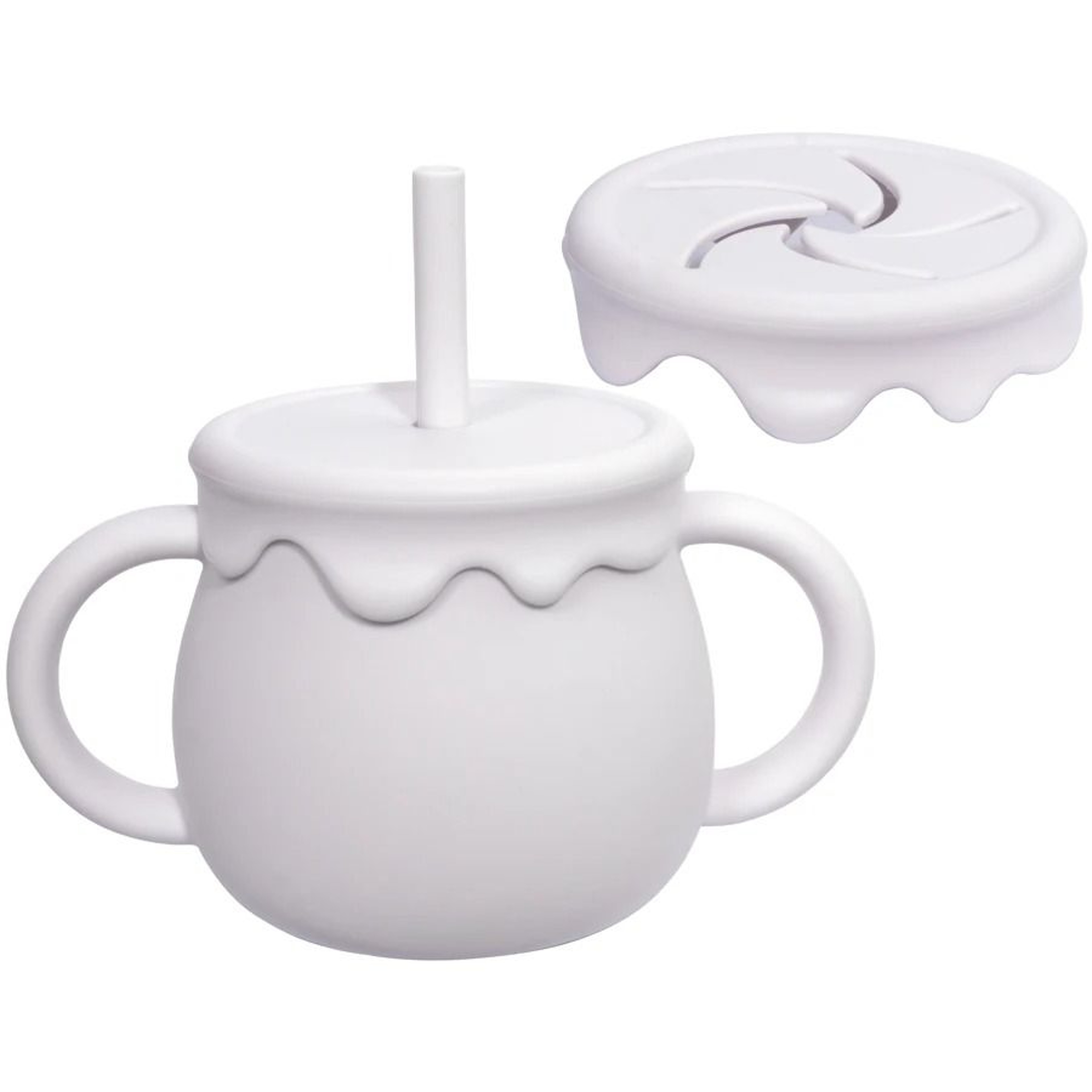 BloomSip 2in1 Silicone Snack  Sippy Cup 9