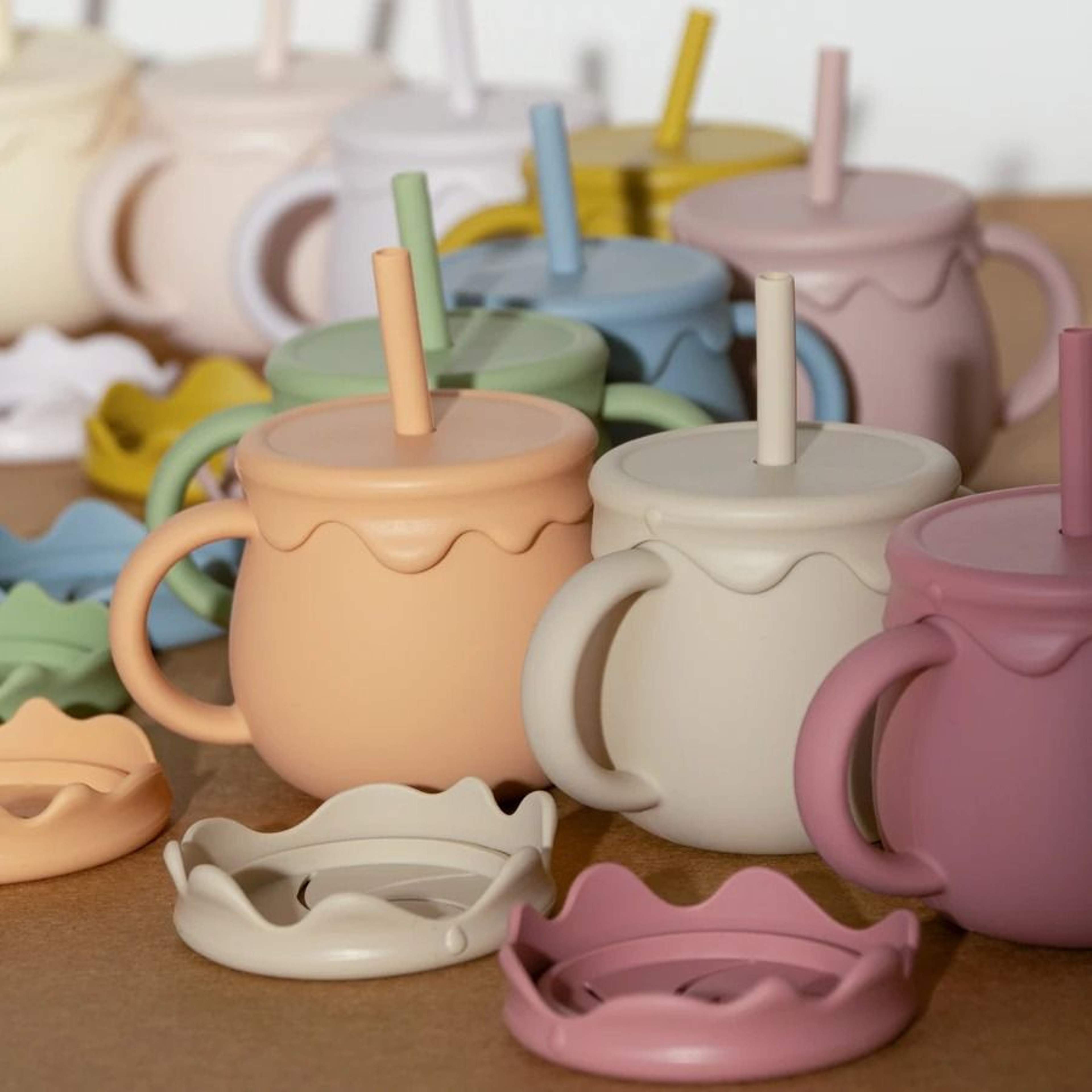 BloomSip 2in1 Silicone Snack  Sippy Cup 3