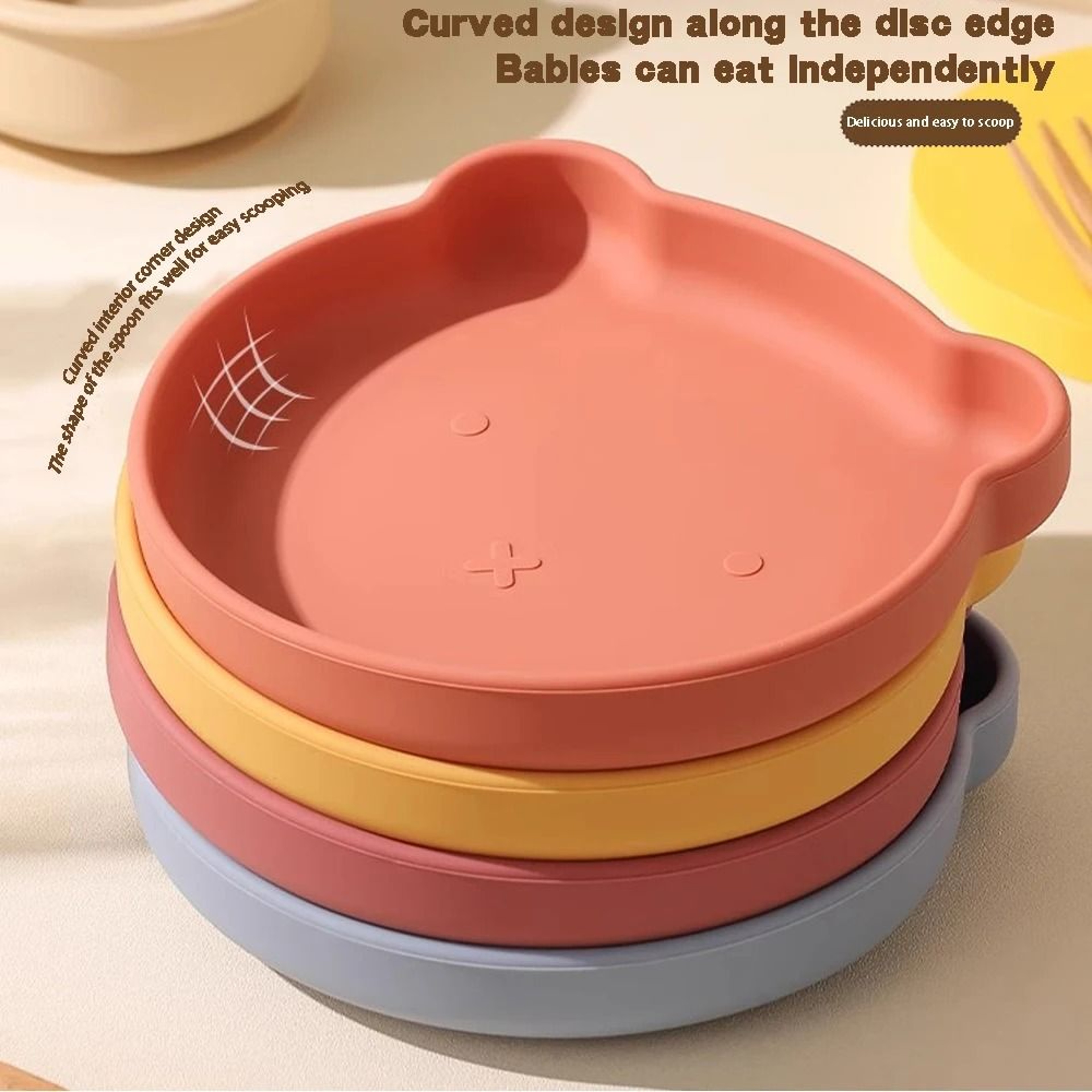TidyBear Silicone SelfFeeding Set 0
