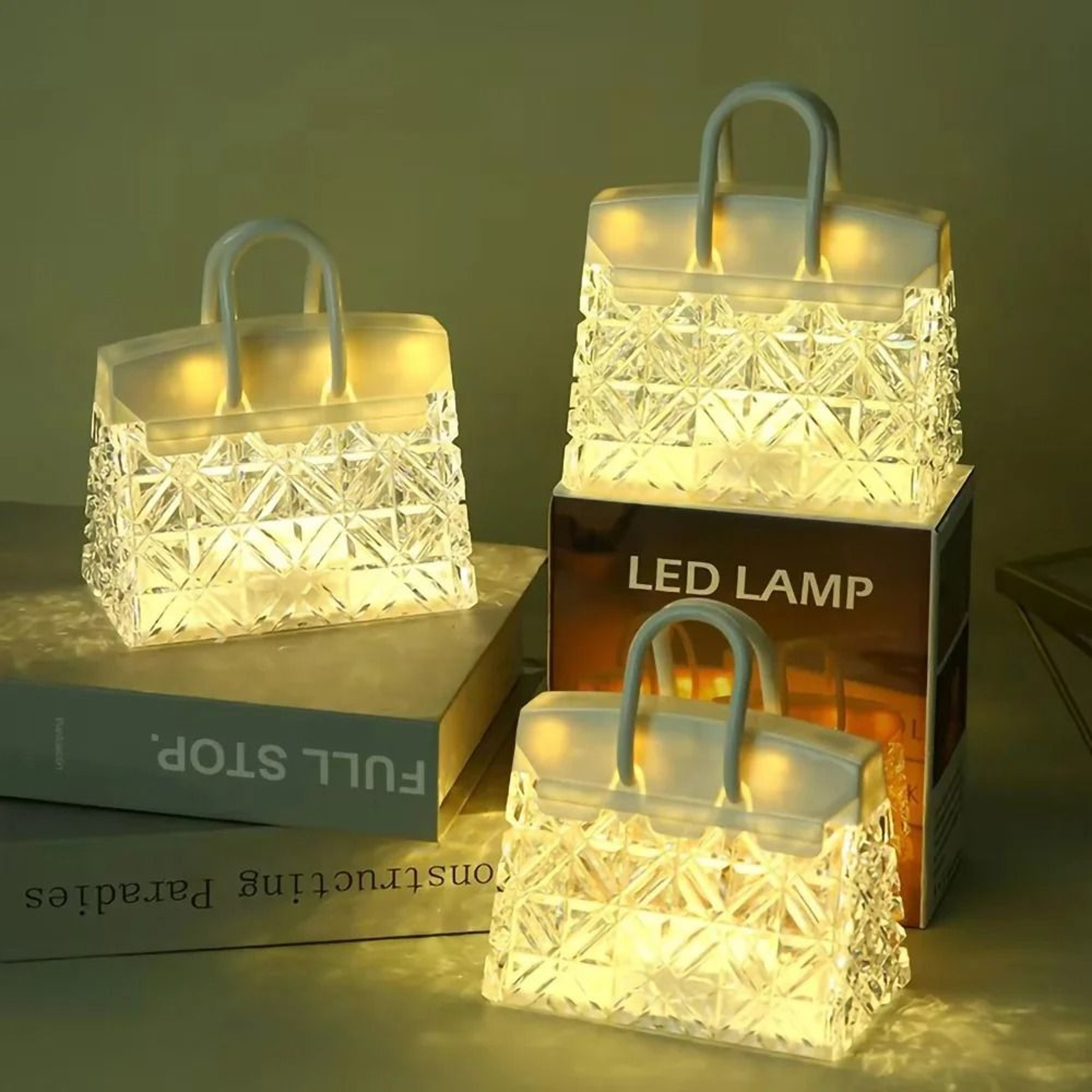 RetroChic Handbag Silhouette Table Lamp 3