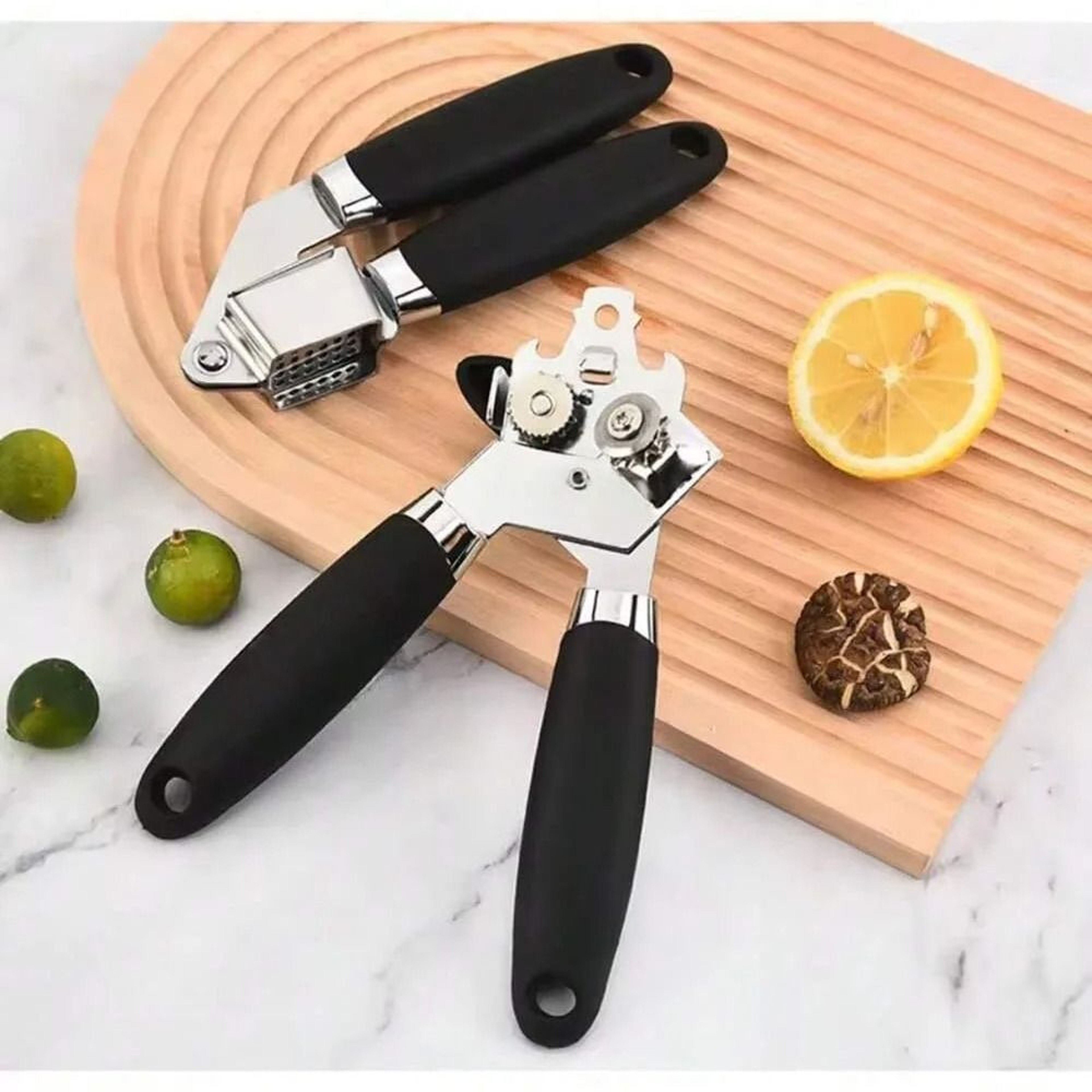 7PC SiliconeGrip Stainless Utensil Set 1