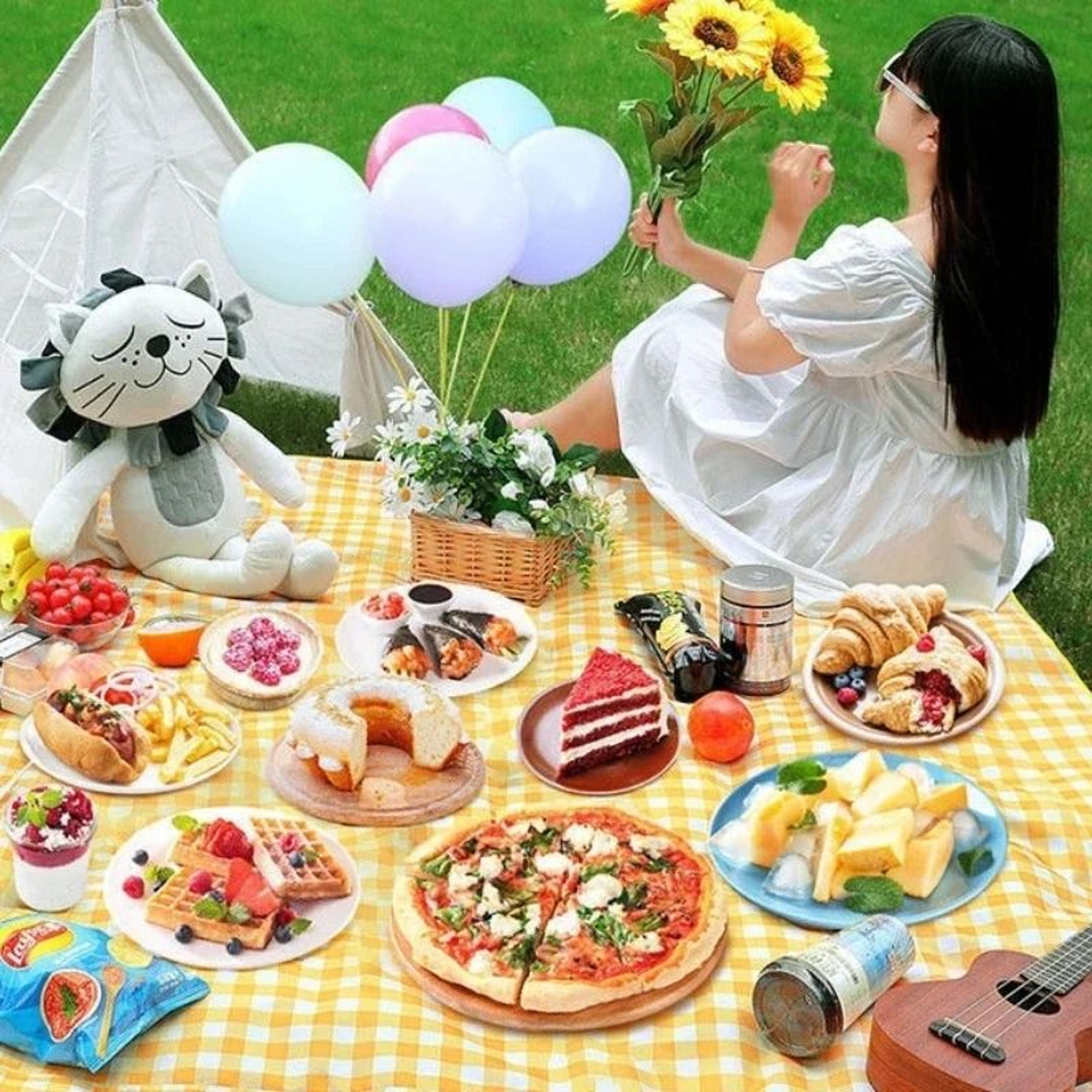 Portable Waterproof Folding Picnic  Camping Mat 1
