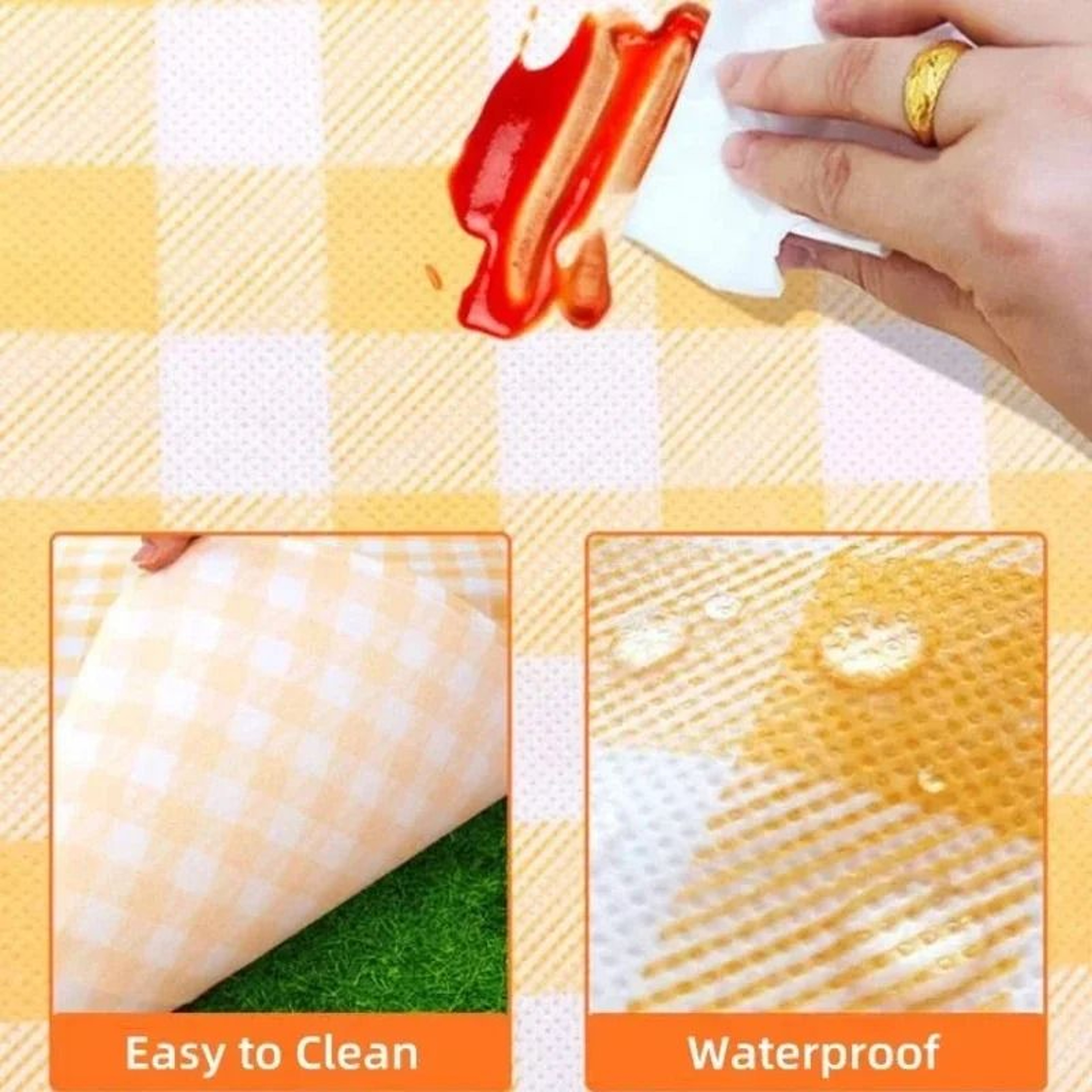 Portable Waterproof Folding Picnic  Camping Mat 3