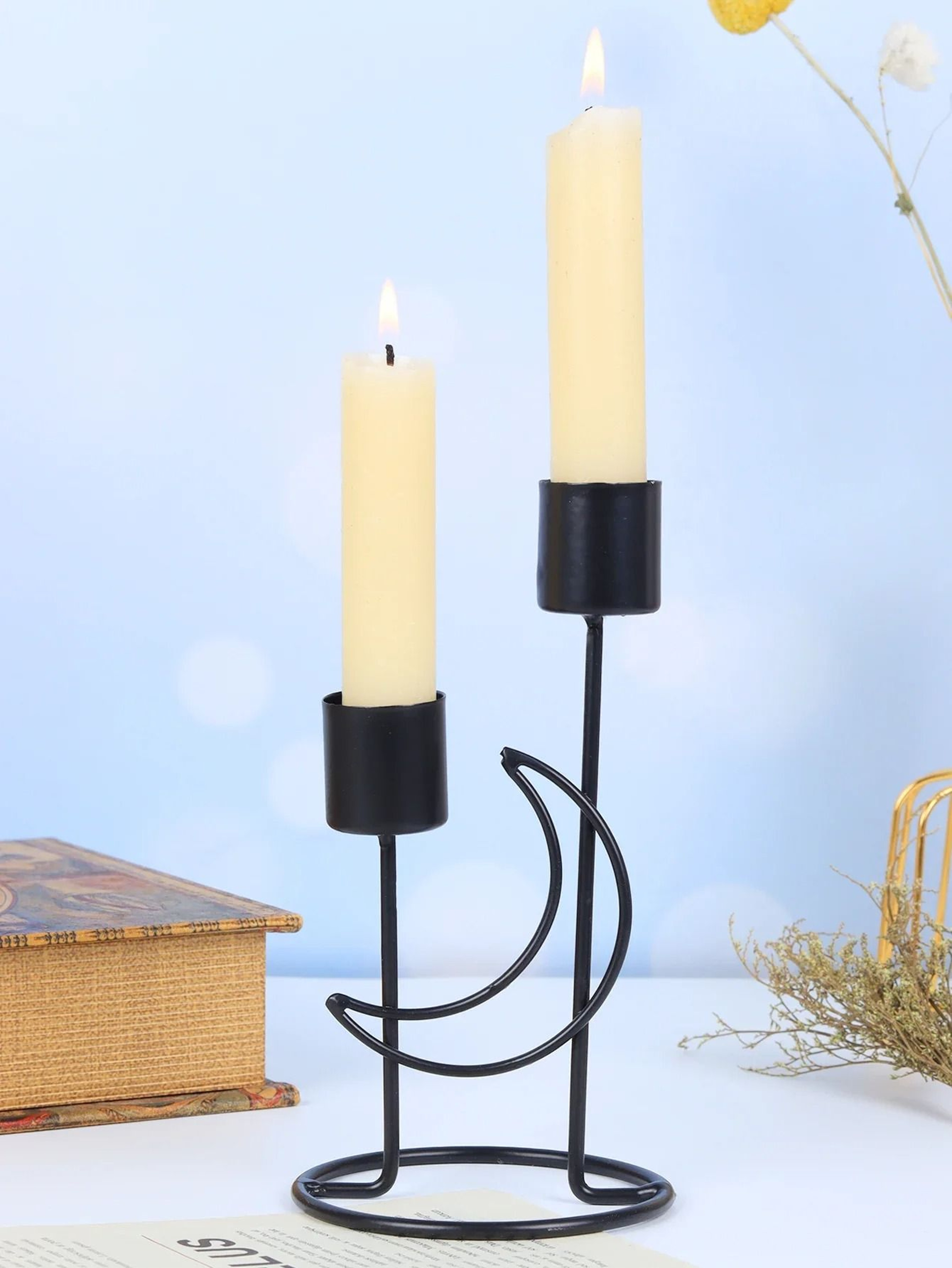 Modern Minimalist Iron Candlestick Stand 4