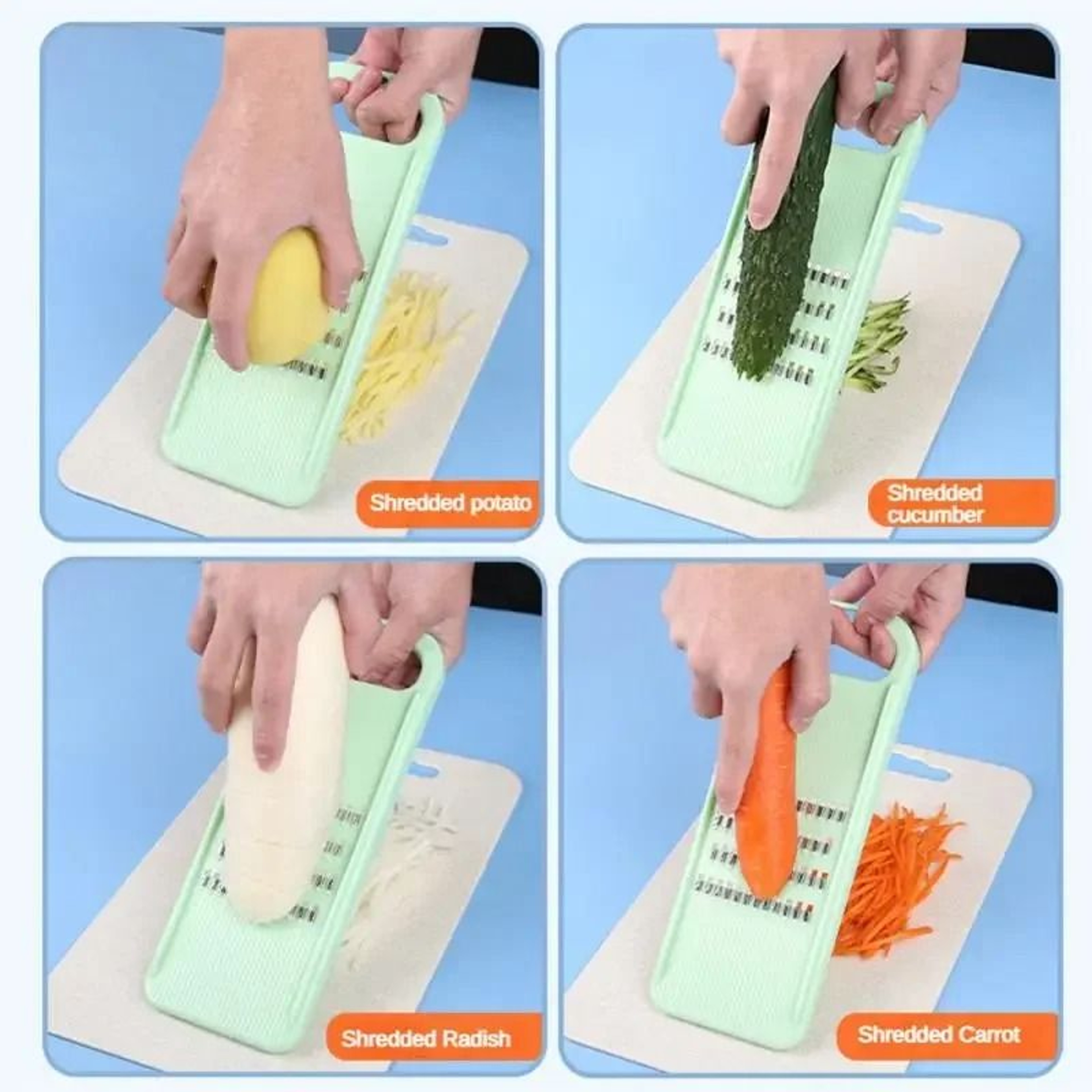 Multifunctional WaveEdge Vegetable Slicer  Grater 3
