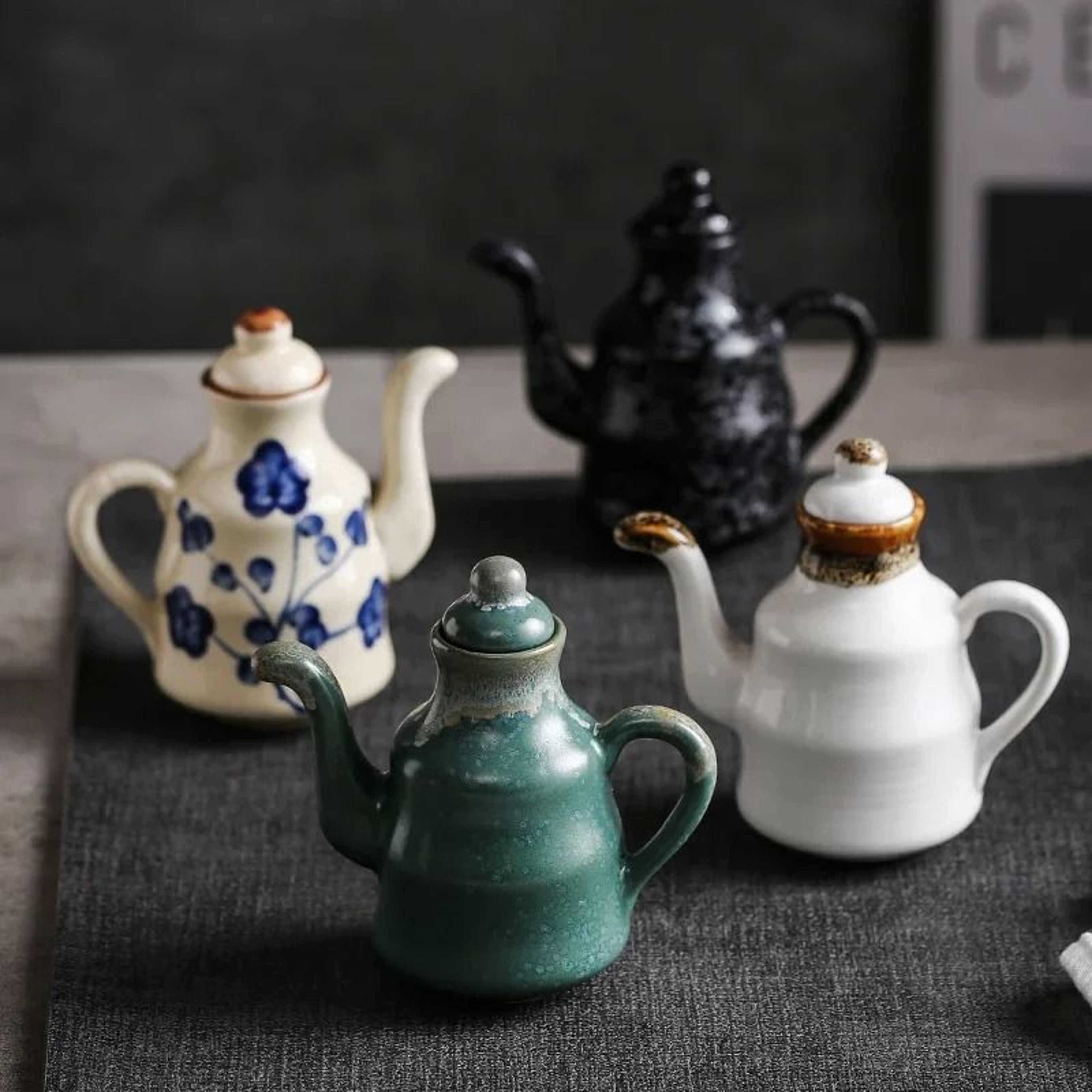 150ml Ceramic Olive Oil  Seasoning Bottle 4