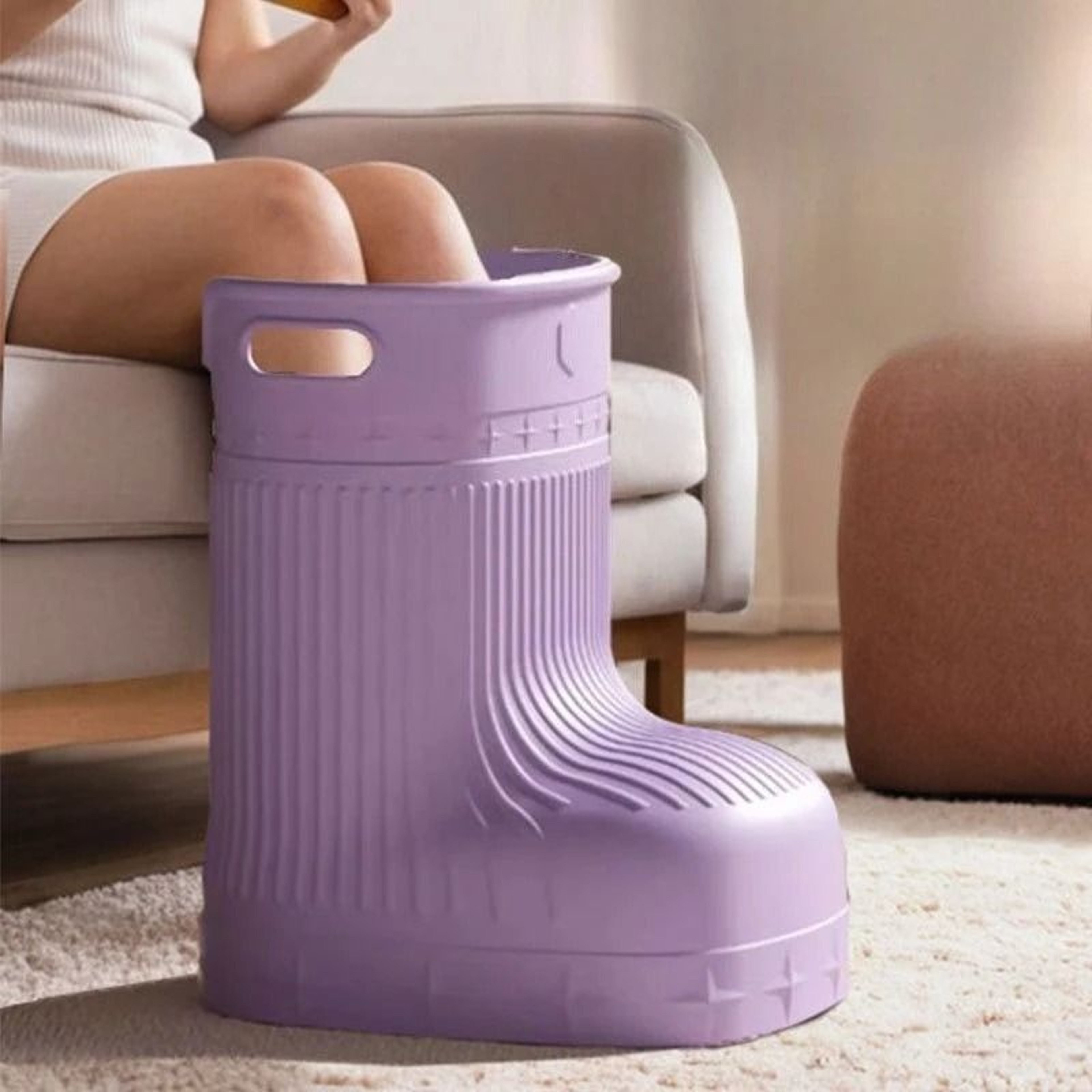 DeepTissue OvertheKnee Foot Soaking  Massage Bucket 1