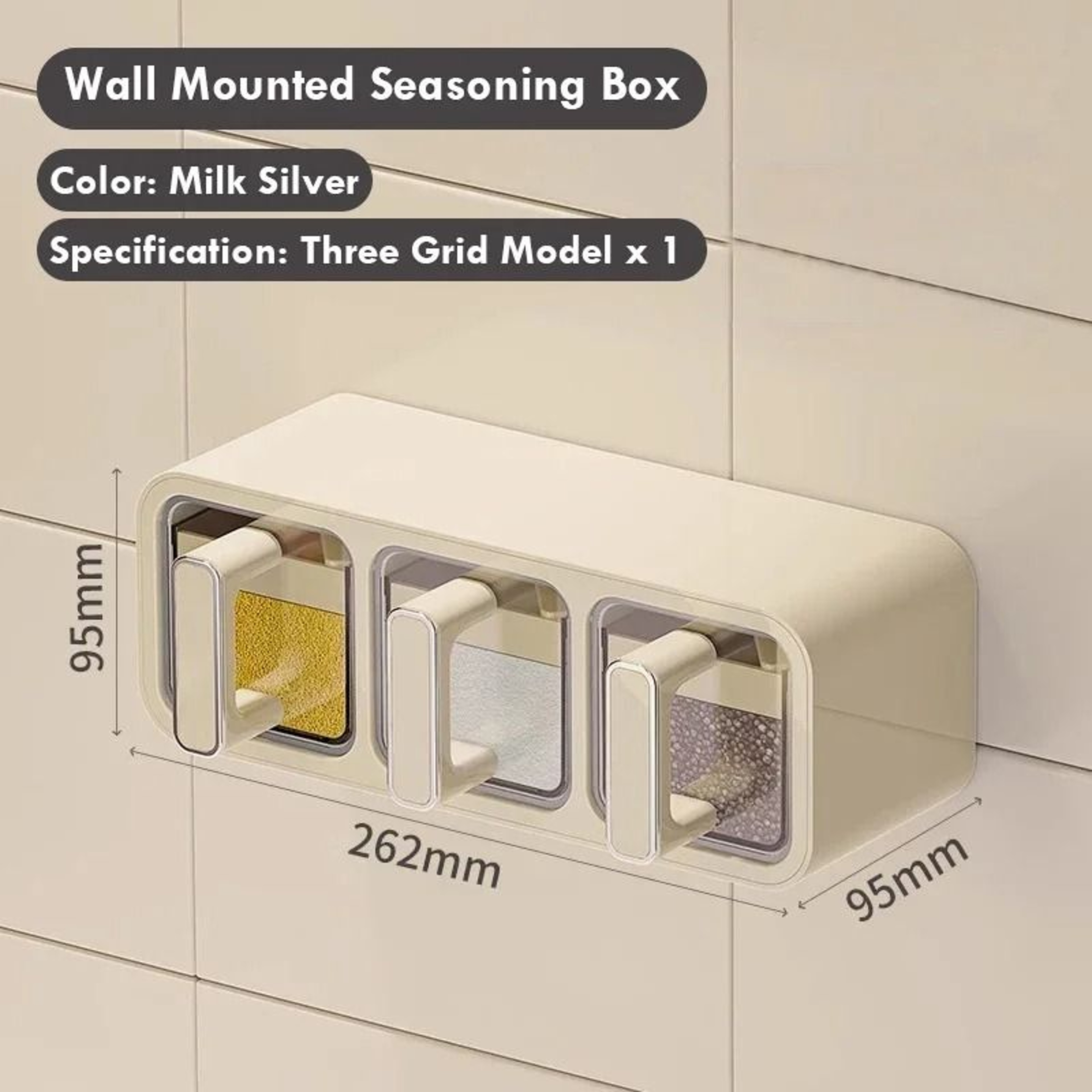 WallMounted MoistureProof Seasoning Storage System 9