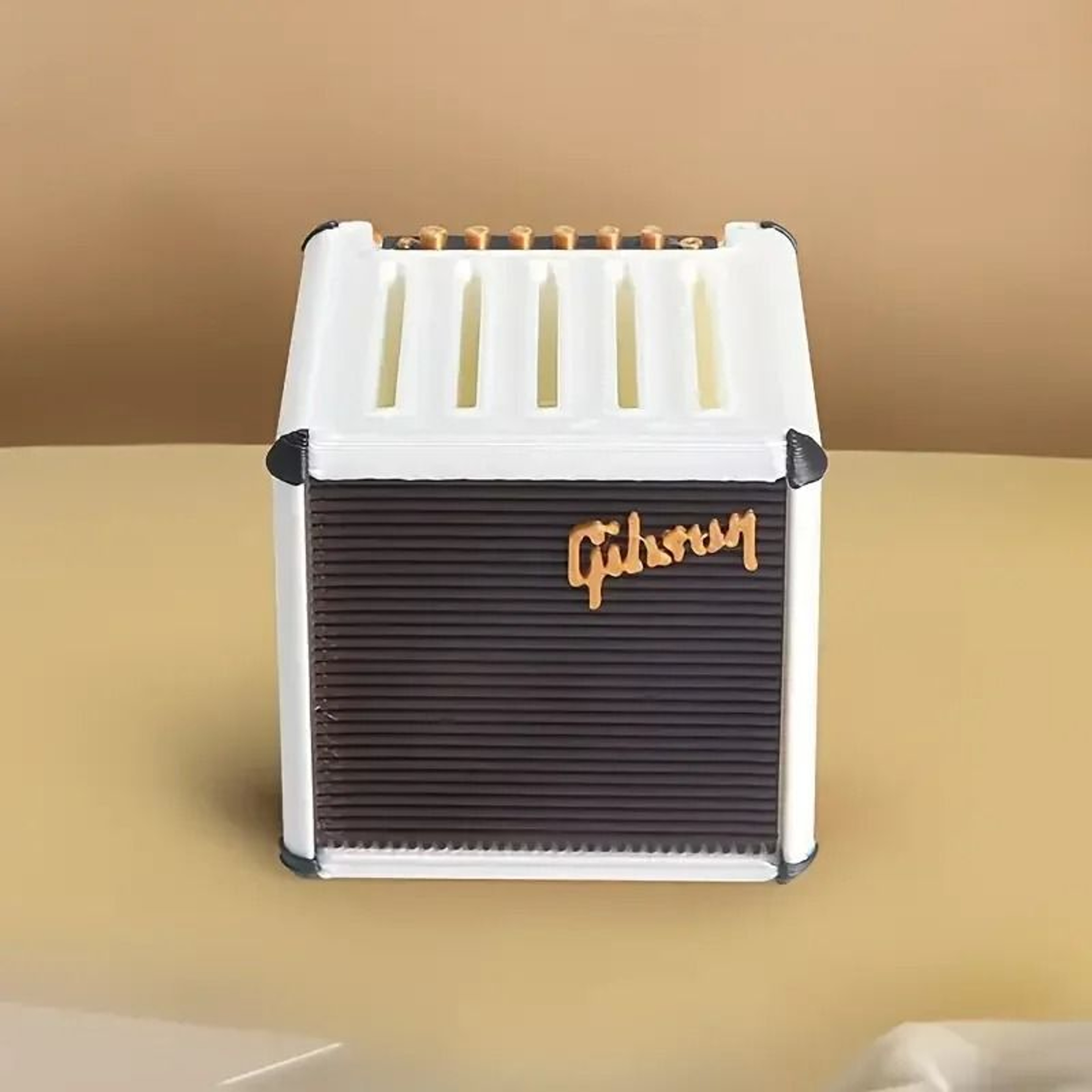 3DPrinted Mini Speaker Guitar Pick Storage Box 6