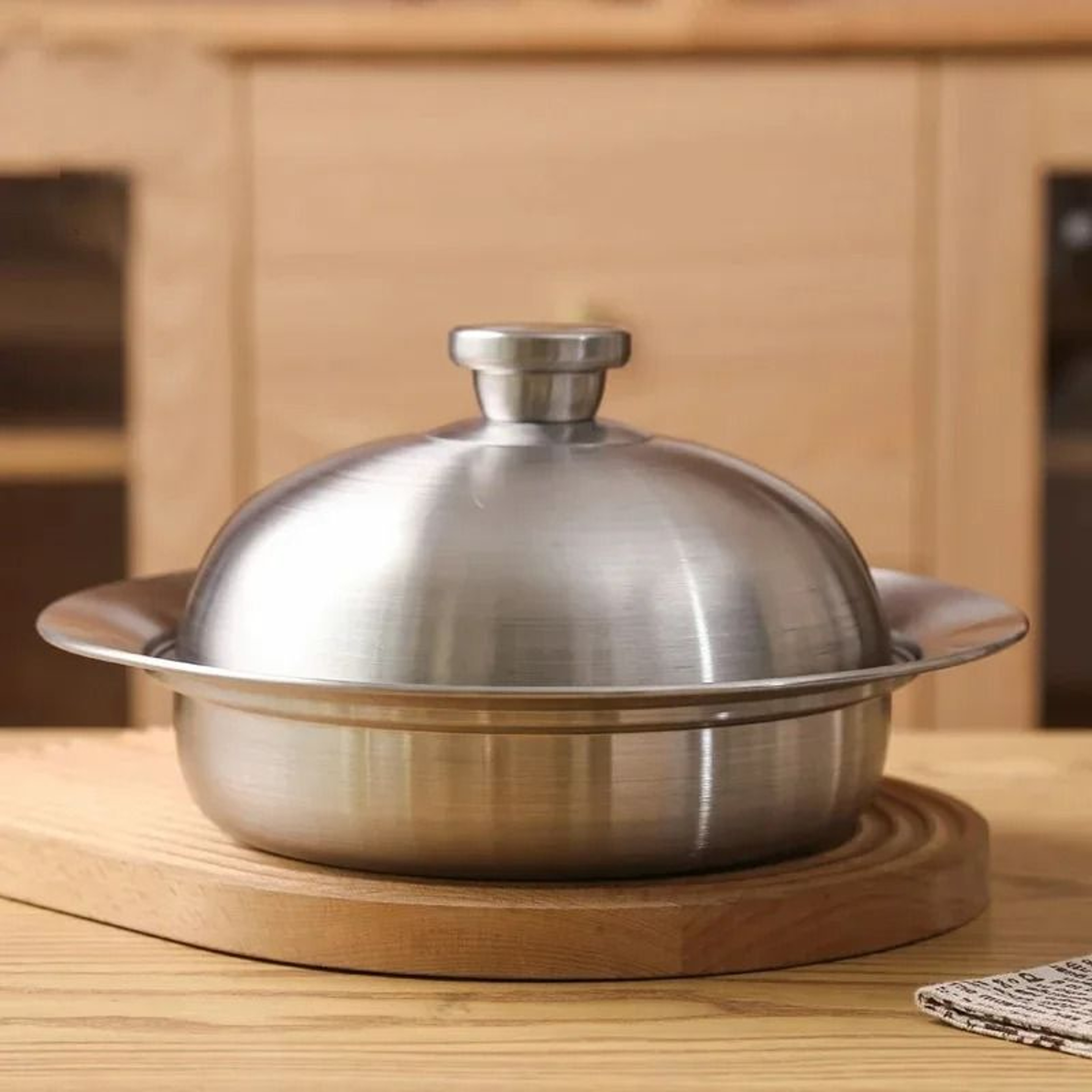 304 Stainless Steel Flying Saucer Steamer Tray 0