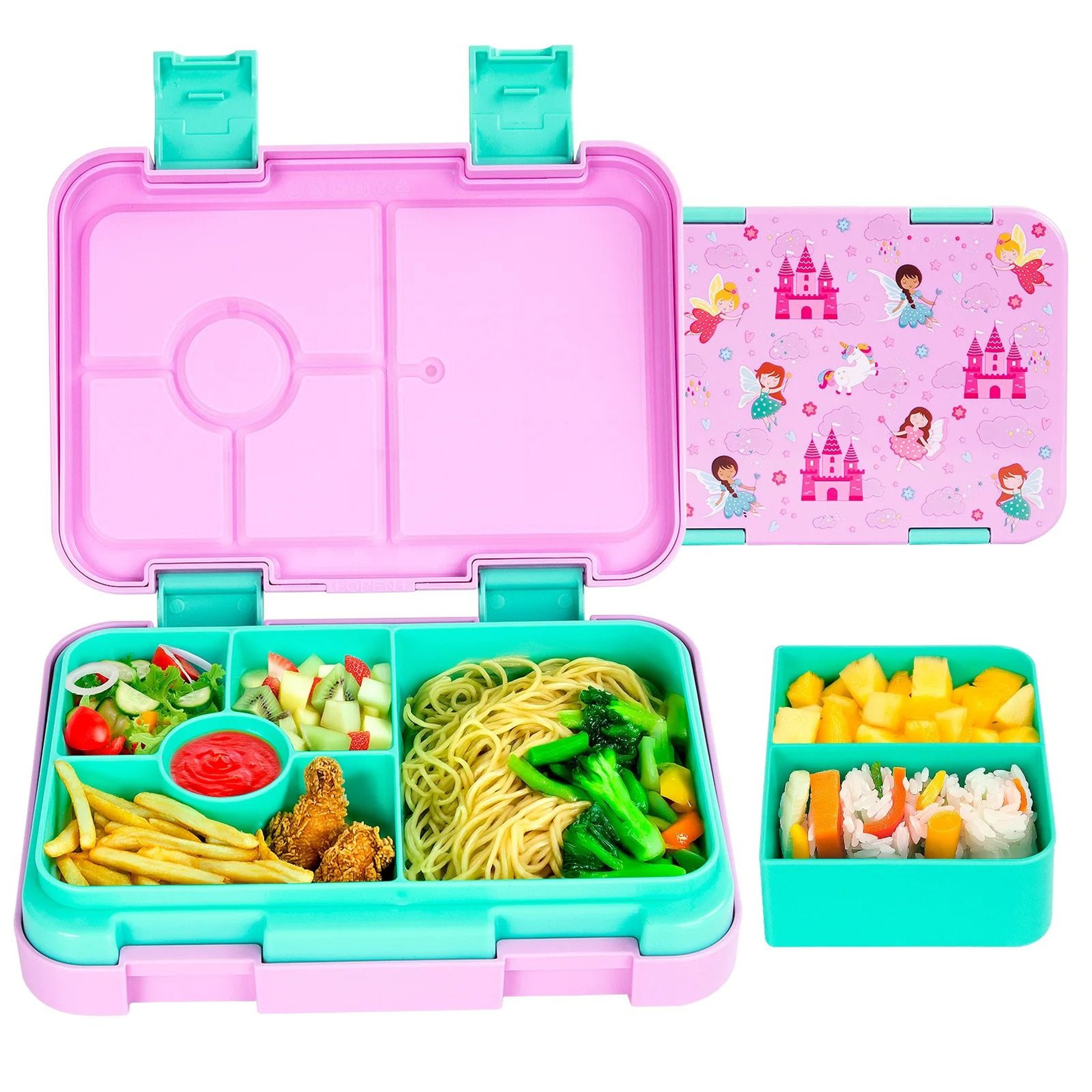 HighCapacity Cartoon Bento  Microwaveable Lunch Box 0