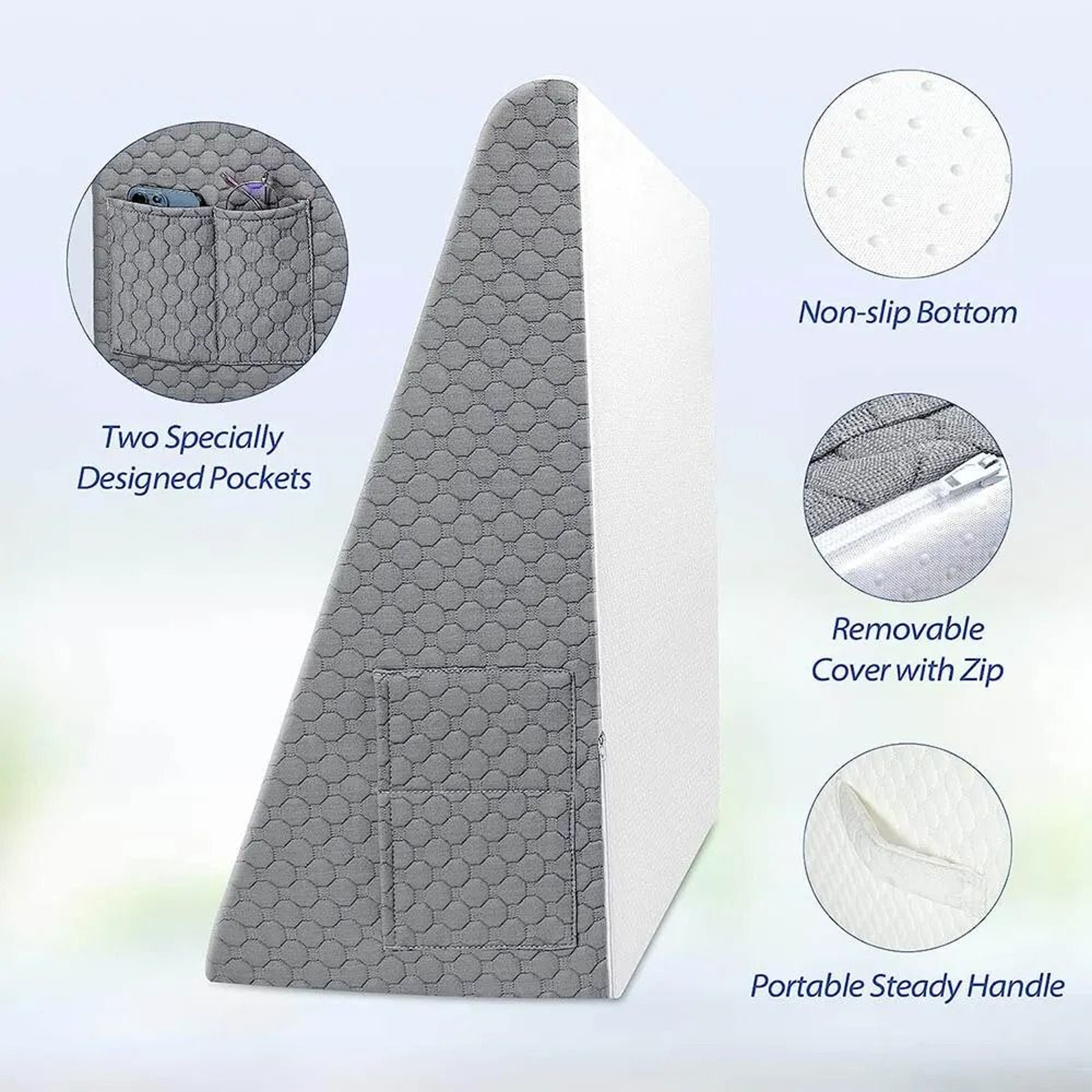 Air Layer Foam Wedge  HighElevation Recovery Pillow 1