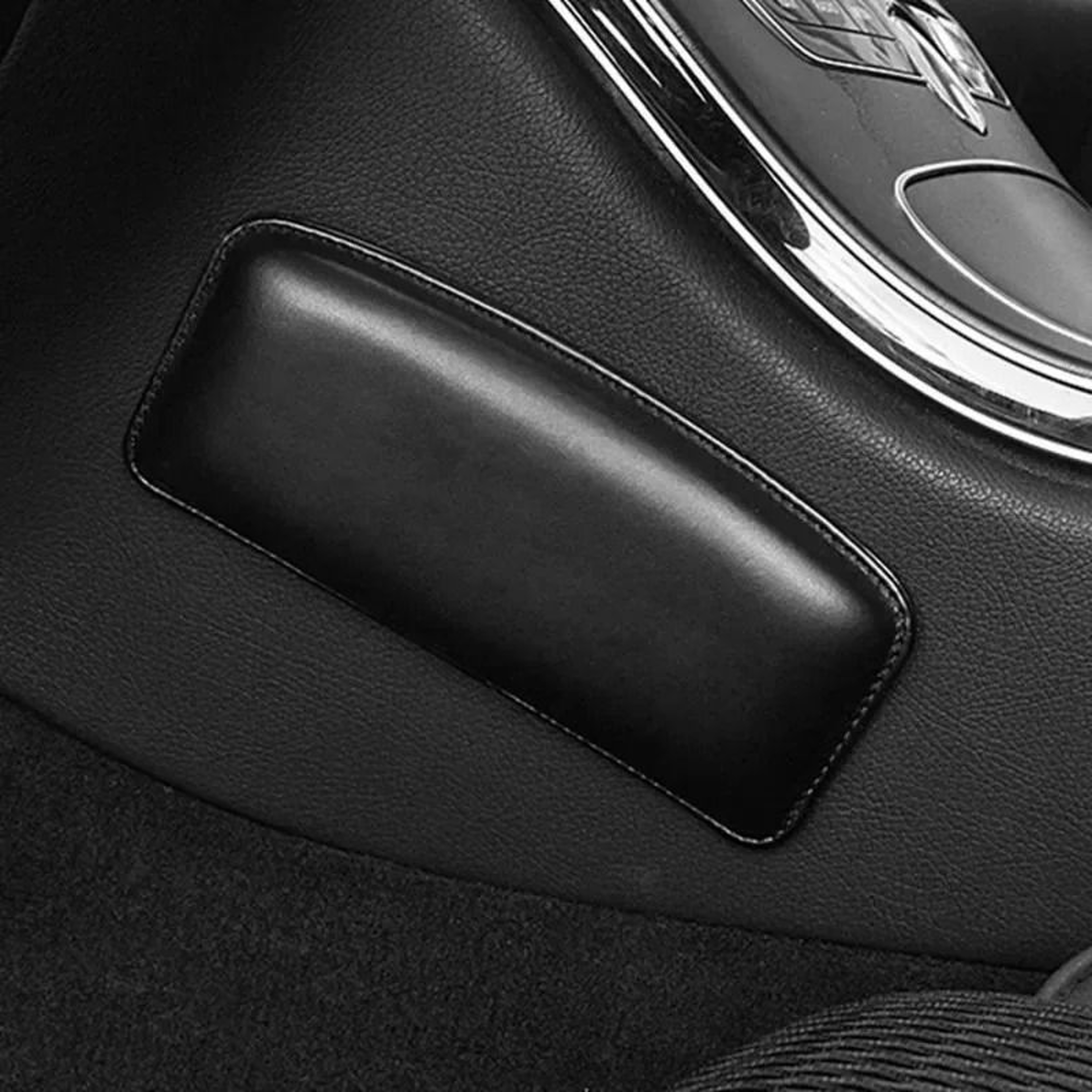 HighPerformance Leather Memory Foam Car Knee Pad 1
