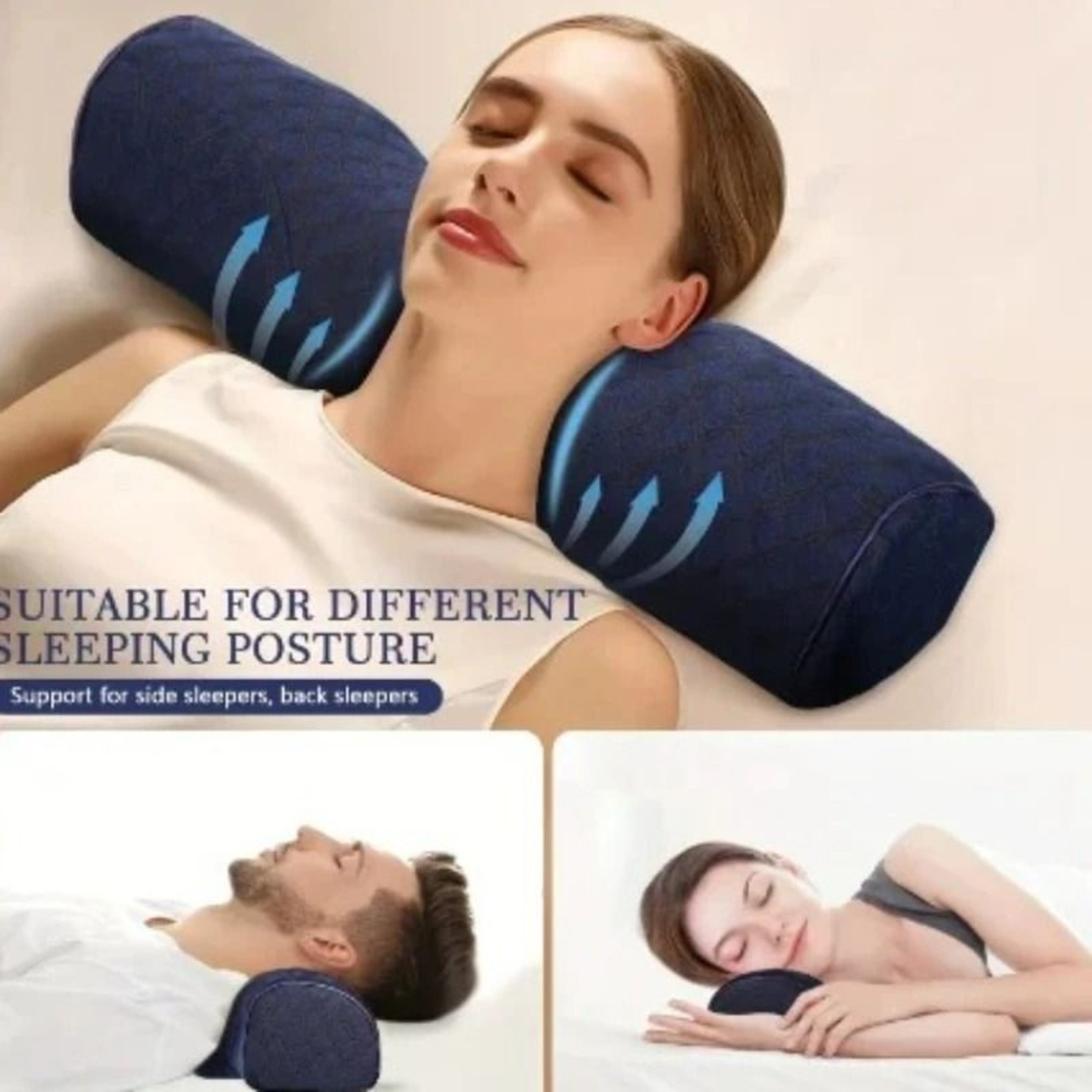 Orthopedic Cervical Support Memory Foam Pillow 3