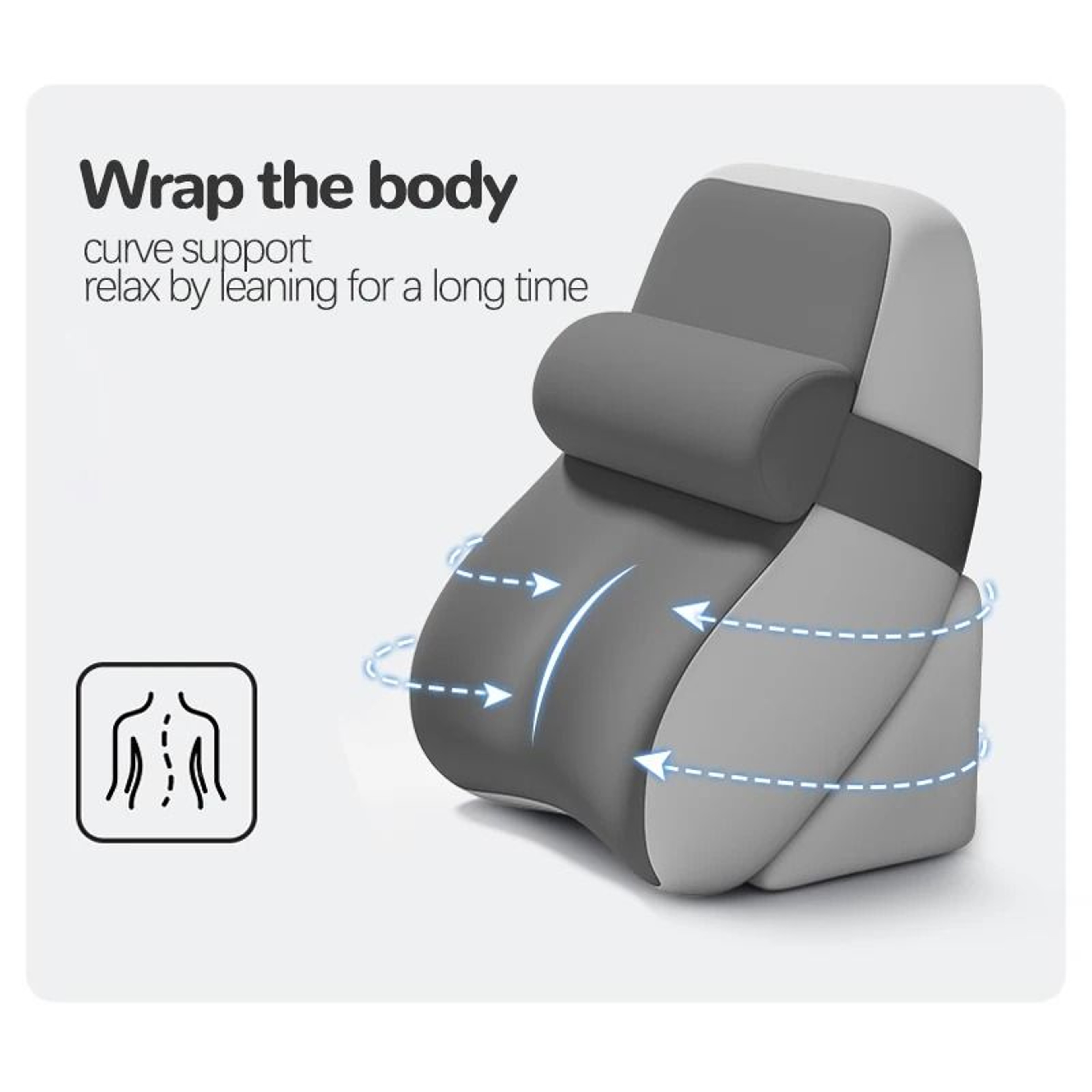 HighTorque Ergonomic Reading  Lounging Backrest 2