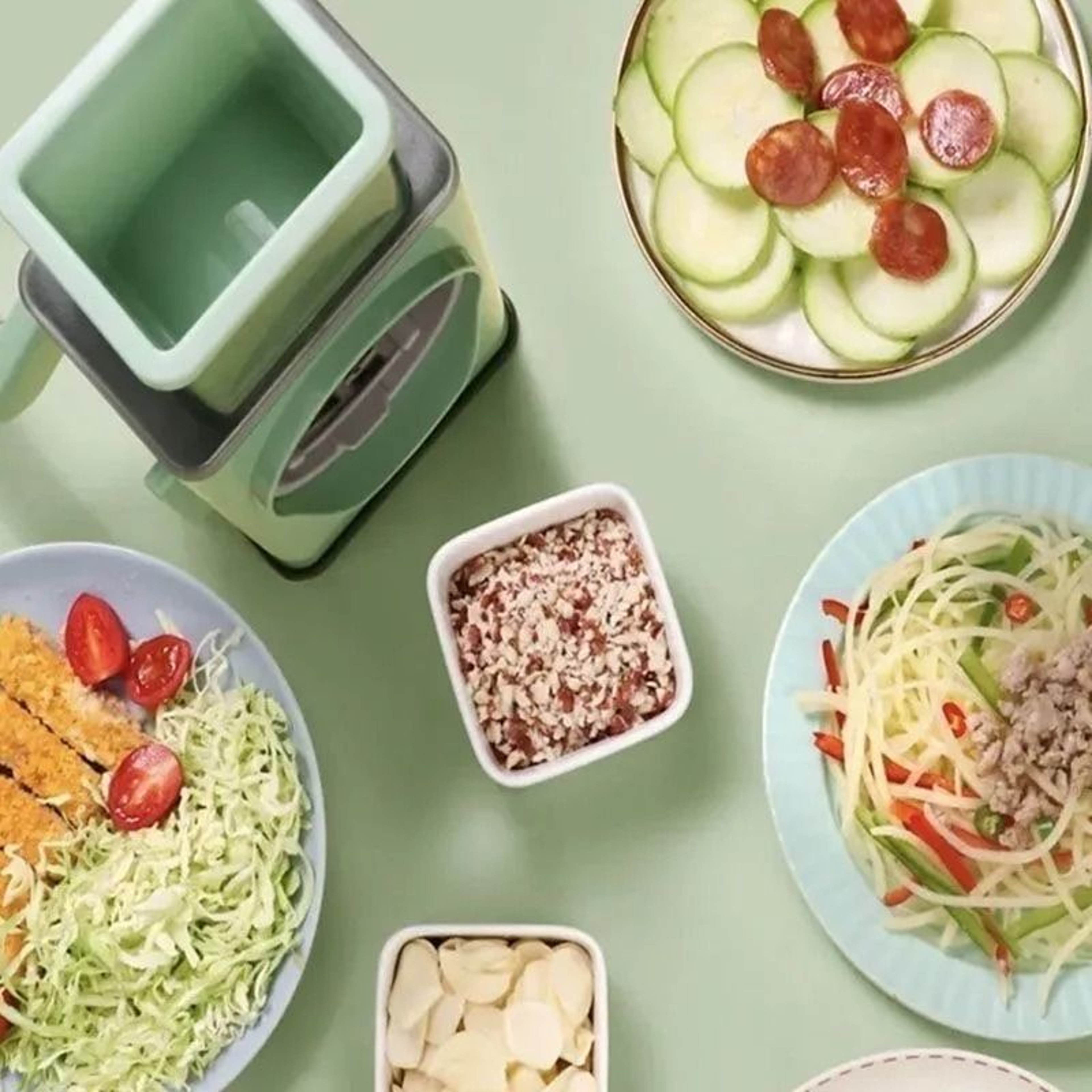 3in1 HighTorque Cranked Vegetable Slicer  Mandoline 2