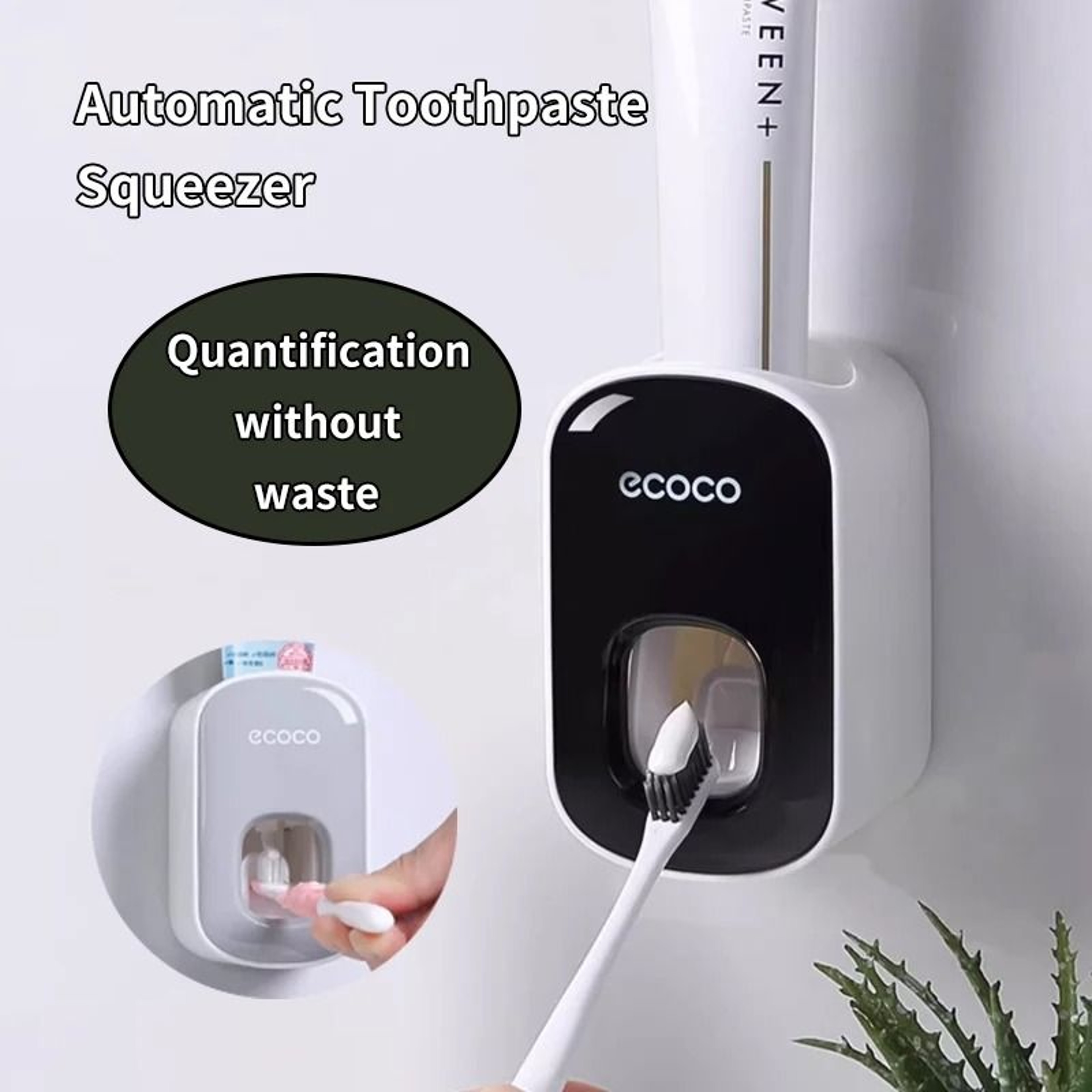 Automatic HighTorque WallMounted Toothpaste  Cleanser Dispenser 5