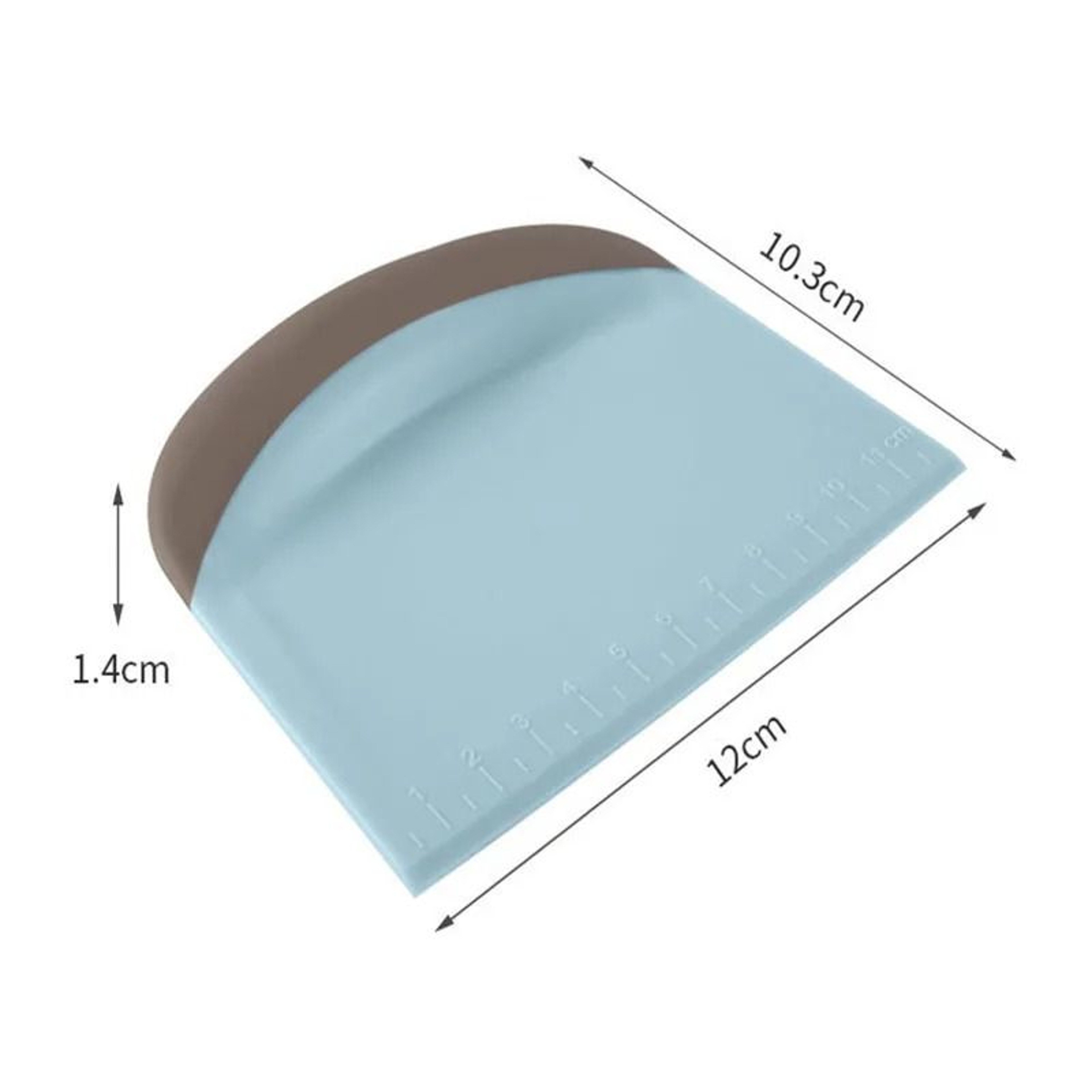 Multipurpose Dough Scraper And Bench Cutter With Precision Measurement Scale 1