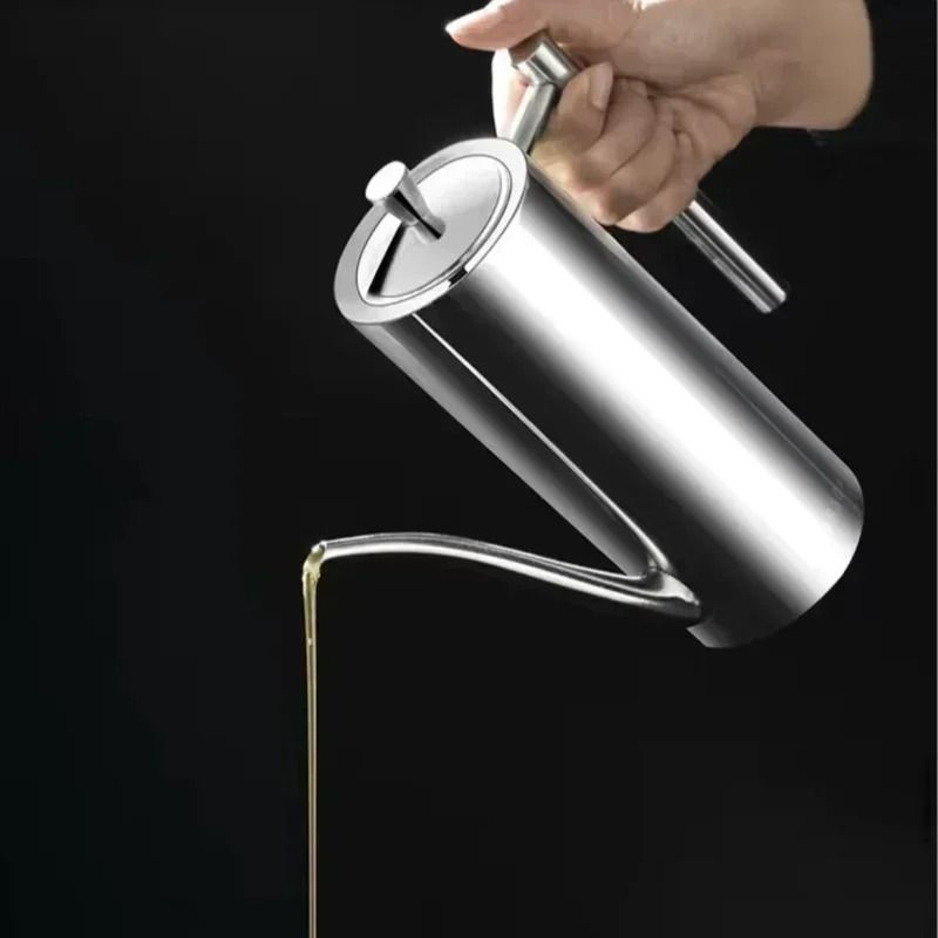 304 Stainless Steel LeakProof Oil  Vinegar Dispenser 0