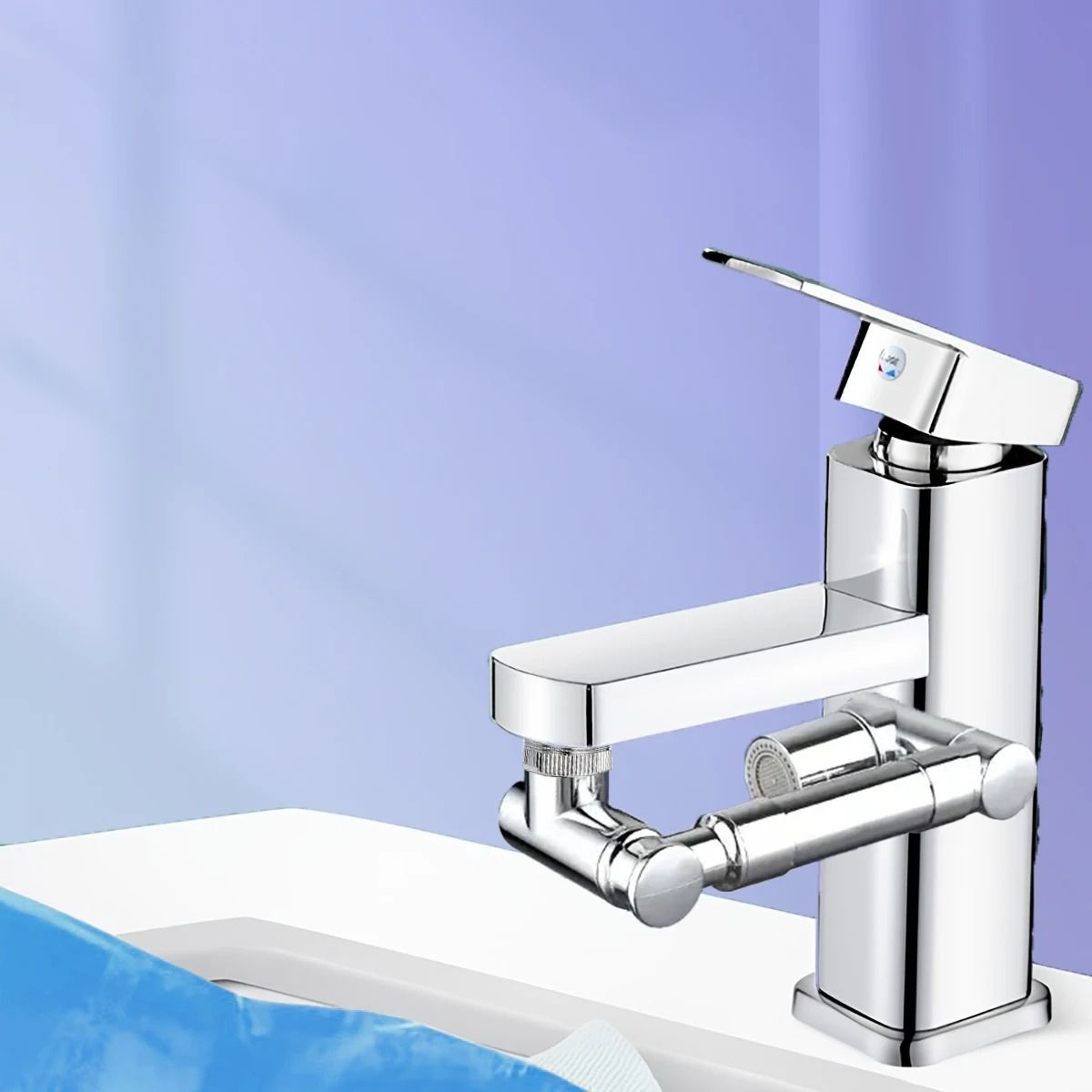 720Degree Universal Rotation Faucet Extender And DualMode Splash Filter 4