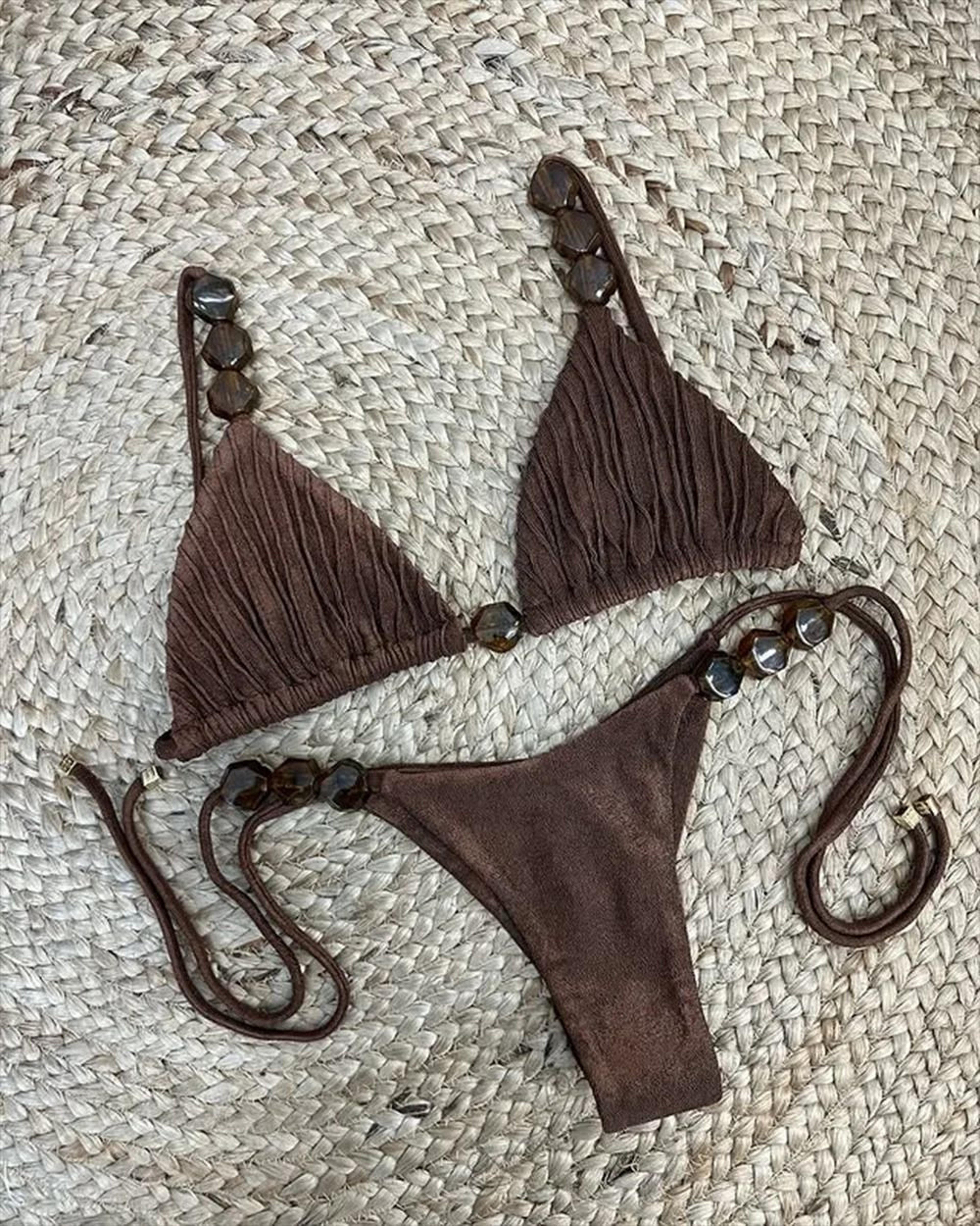 HighWaist Bikini Set  PushUp Luxury Swimwear 0