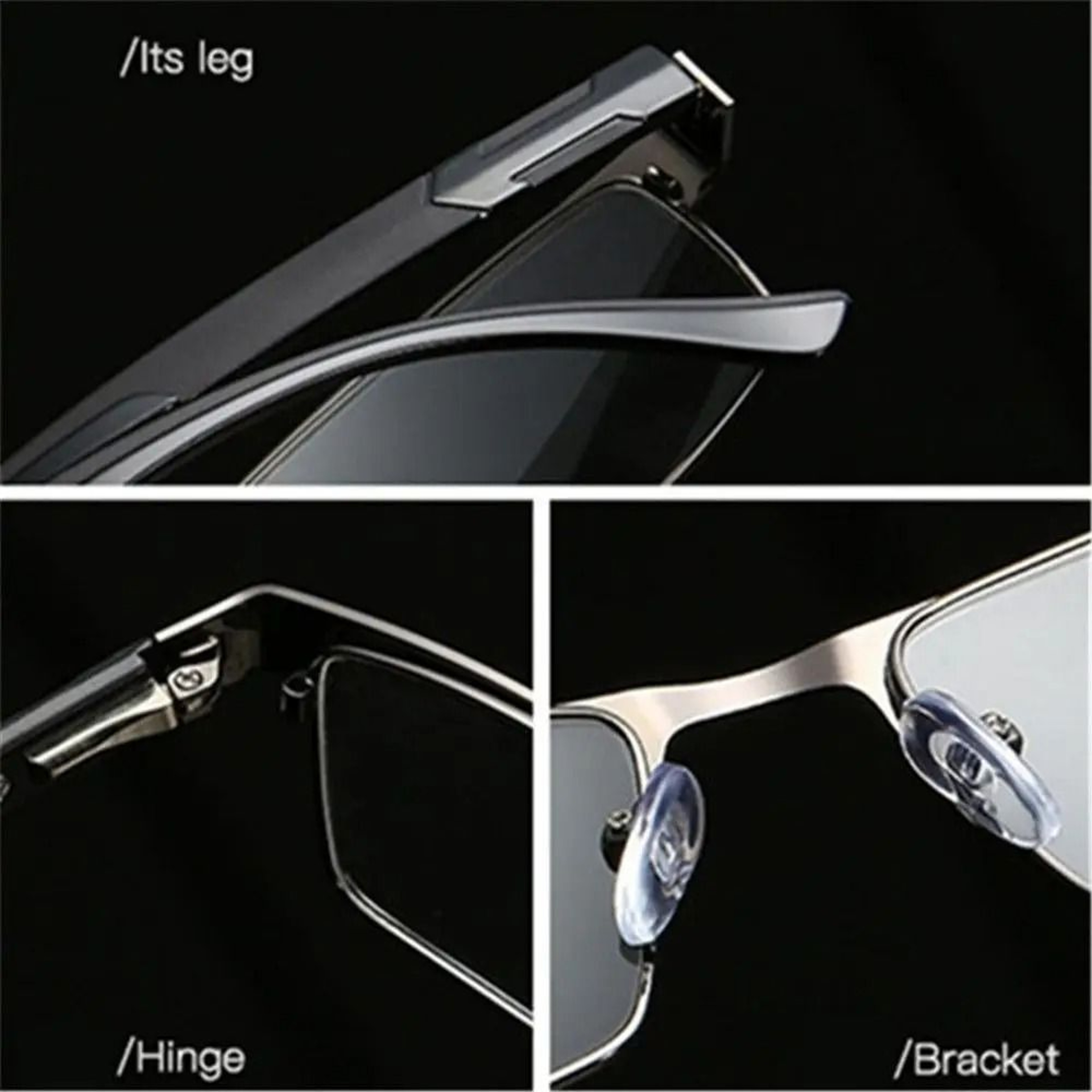 Titanium Alloy Business Reading Glasses  Retro NonSpherical Mens Prescription Eyeglasses 5