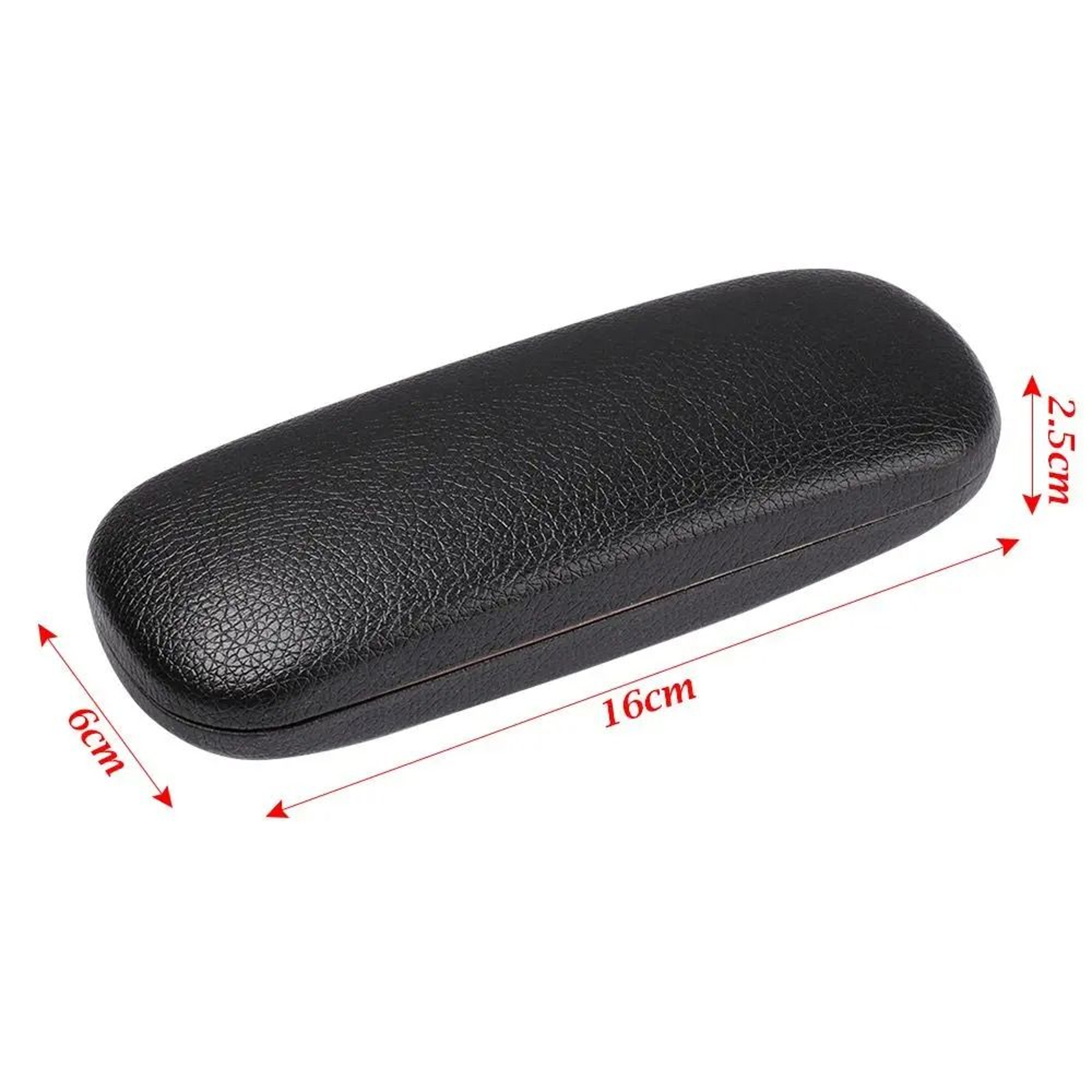Classic Litchi Grain Glasses Case  Waterproof Hard Frame Eyeglass Protector 1