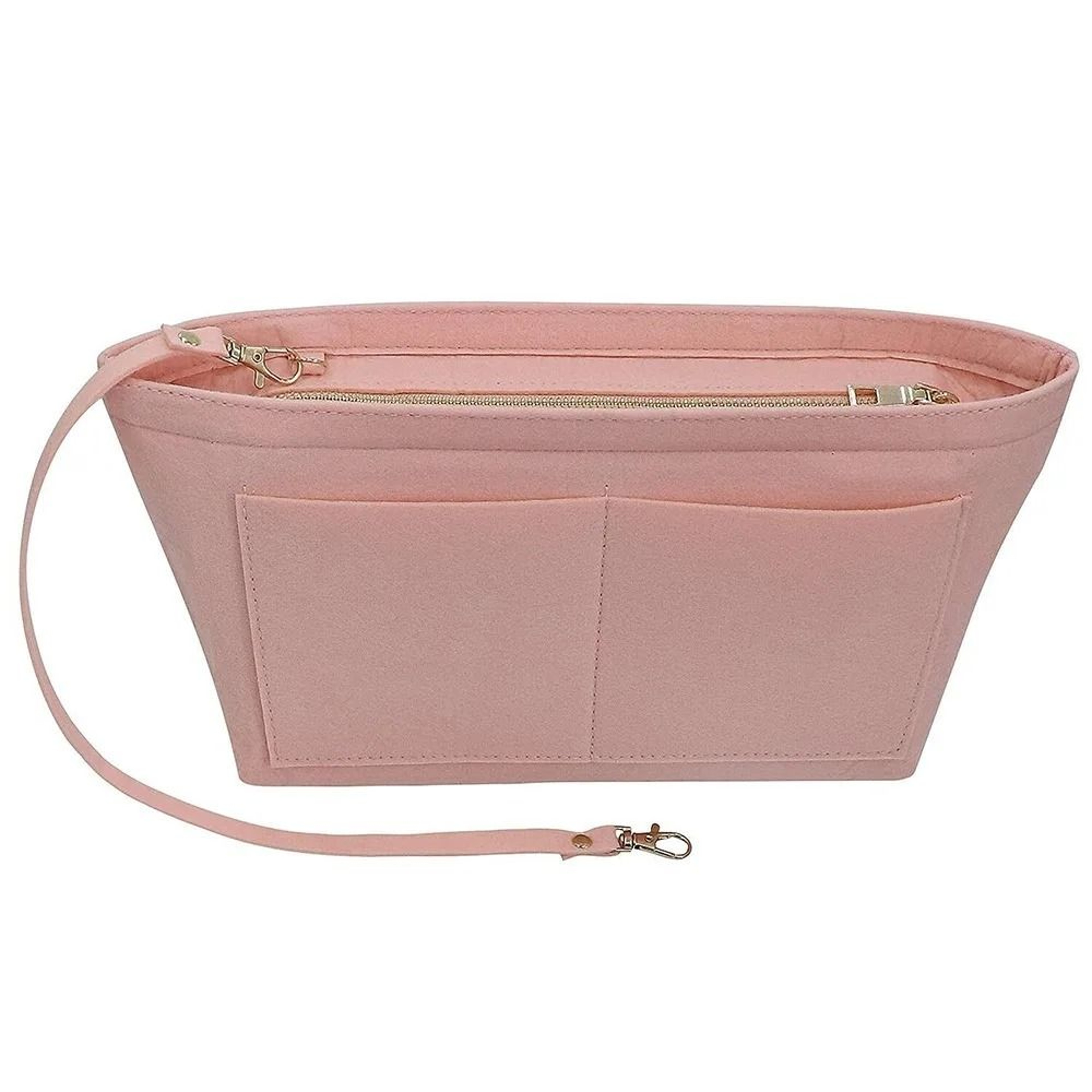 Felt Tote Bag Organizer  Portable MultiPocket Handbag Insert  Cosmetic Liner 12