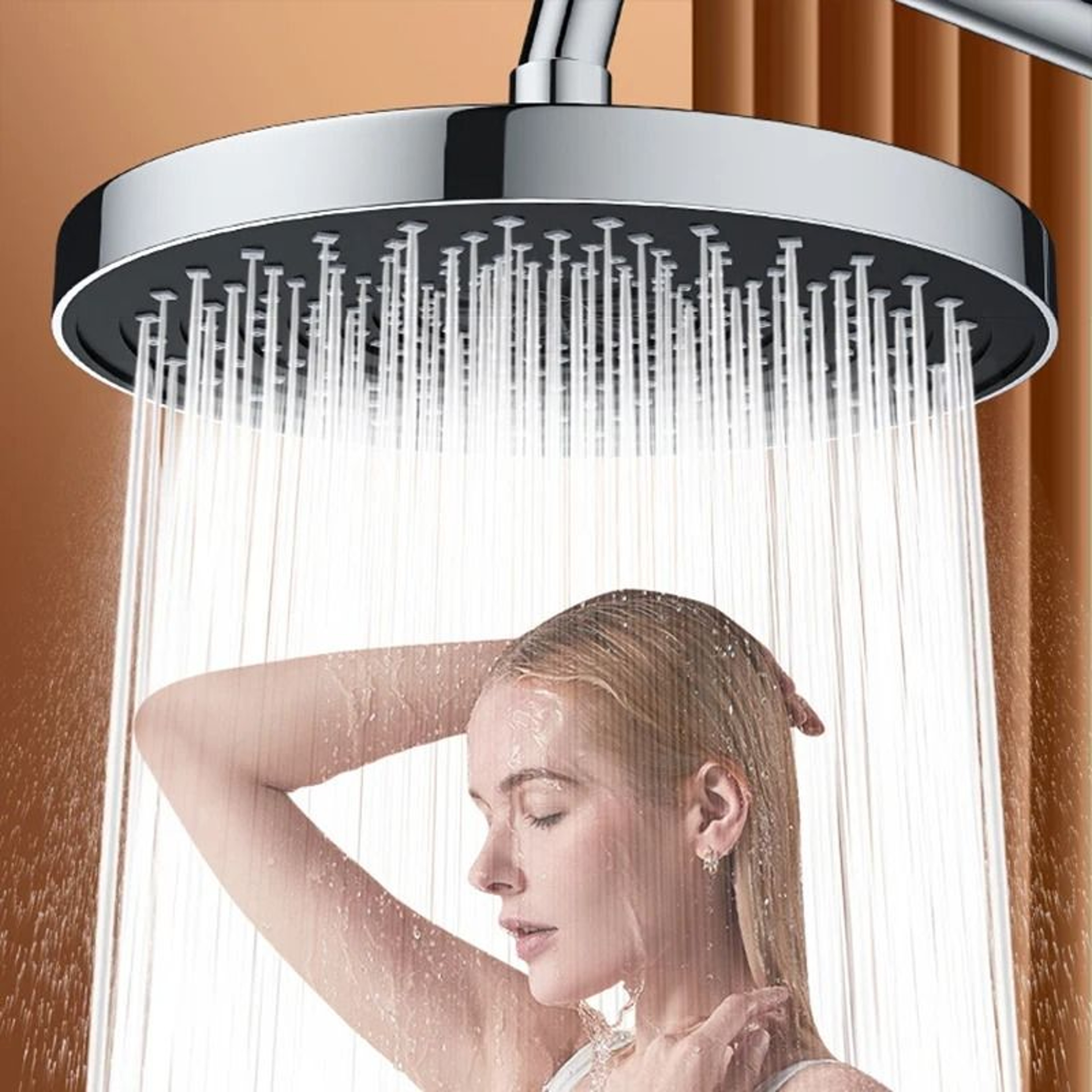 HighPressure Rainfall Head  5Mode ExtraLarge Panel Supercharge Shower 2
