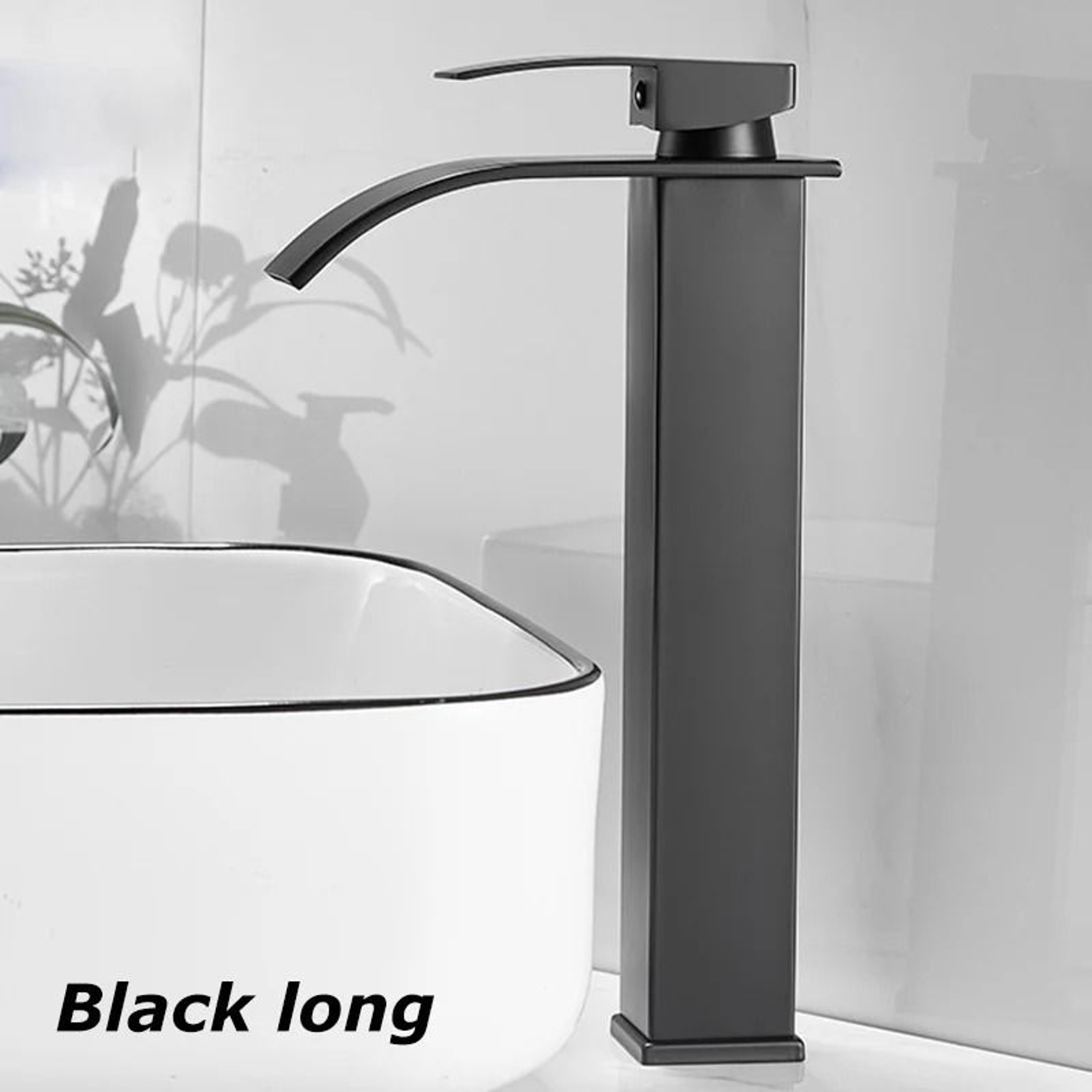 Luxury Architectural Waterfall Basin Mixer  Hot  Cold Stainless Steel DualControl Faucet 7