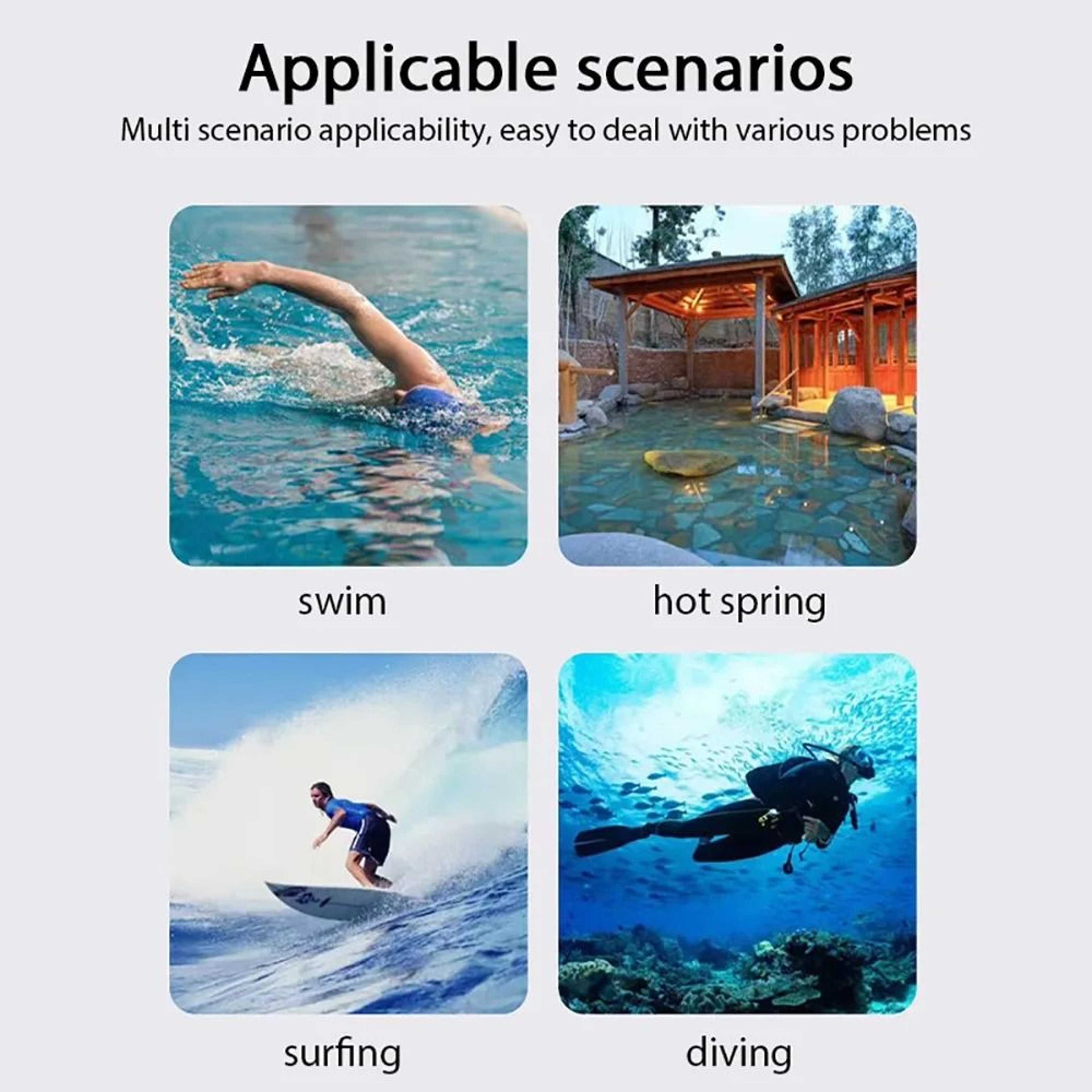 Universal Waterproof Phone Pouch  HighVisibility Underwater Dry Case 5