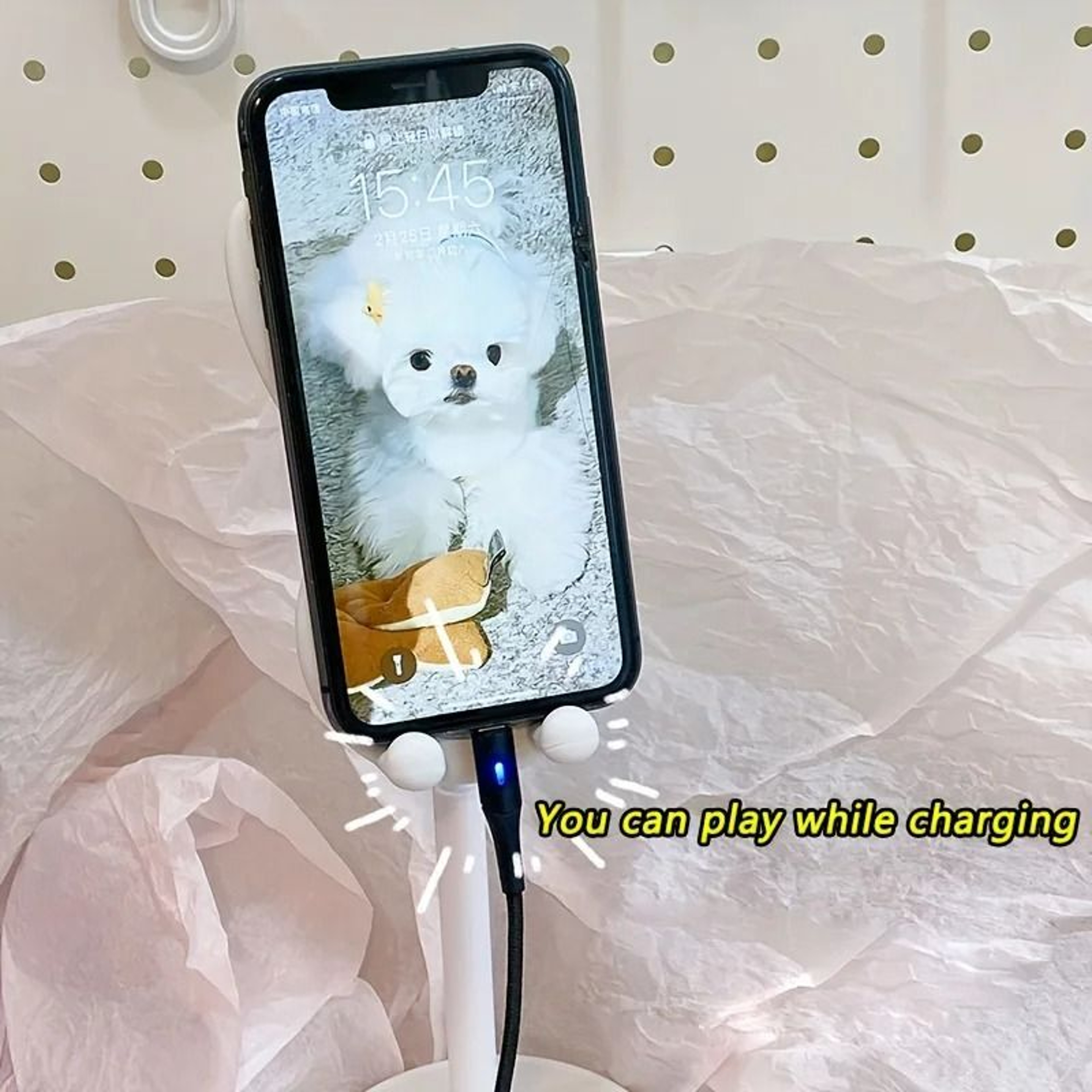 Adjustable Rabbit Cartoon Desktop Mobile Phone Stand  Universal Table Support 3