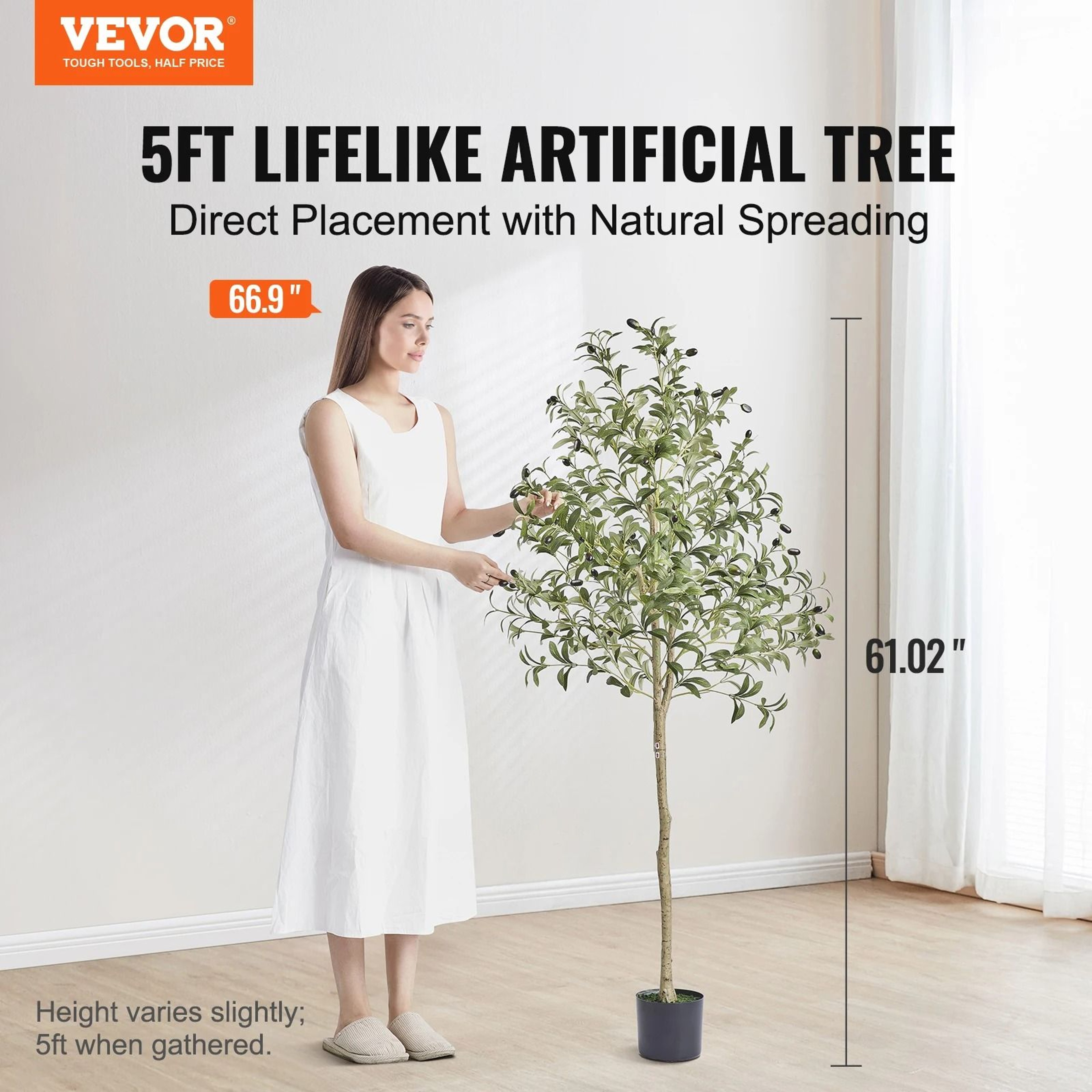 Mediterranean Artificial Olive Tree  HighEnd Lifelike Faux Indoor Greenery 1