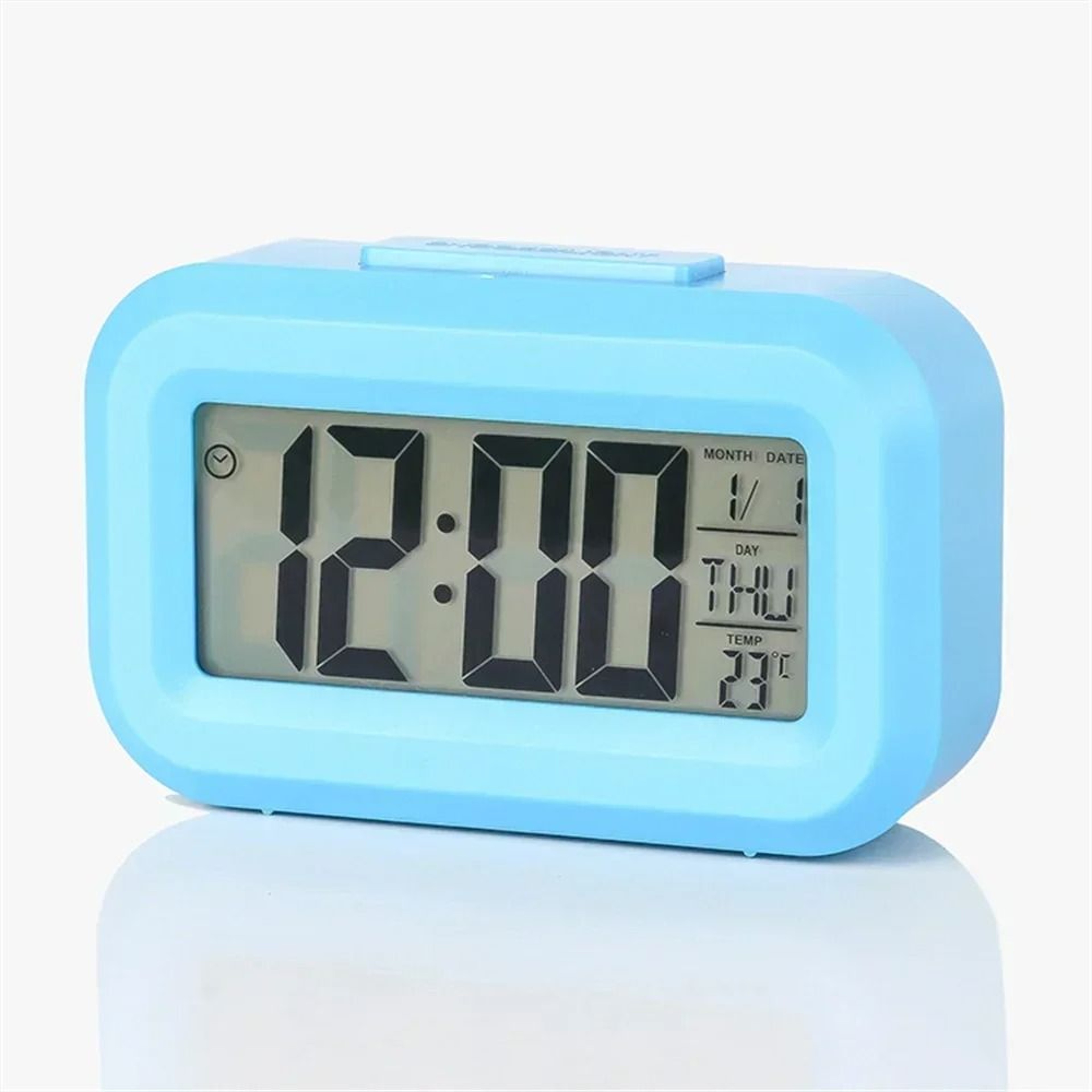 Gemini Said MultiFunction LED Digital Alarm Clock  Modern Backlit Calendar  Desktop Decor 9