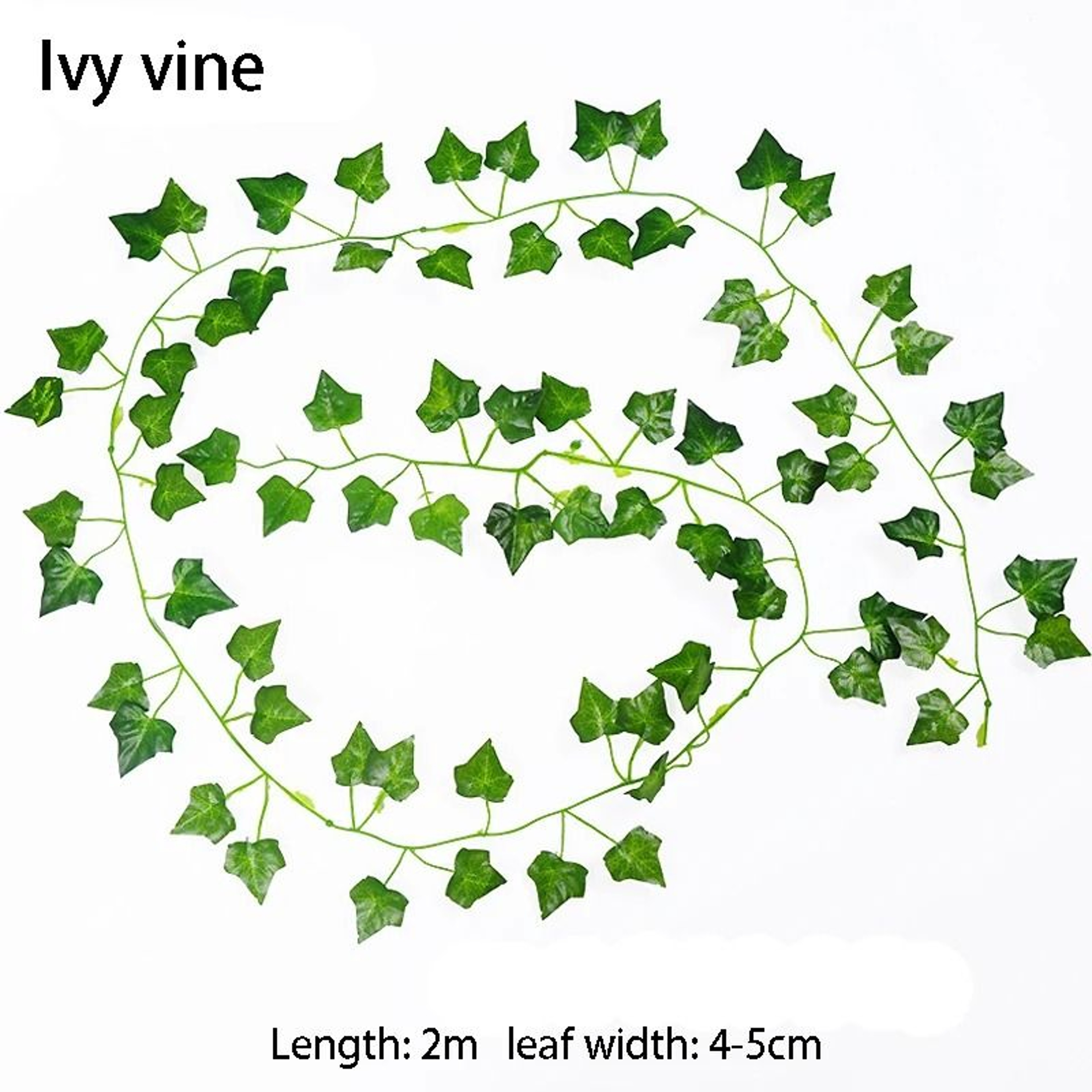 Artificial Ivy Leaf Garland  Lush Greenery Hanging Vines 8