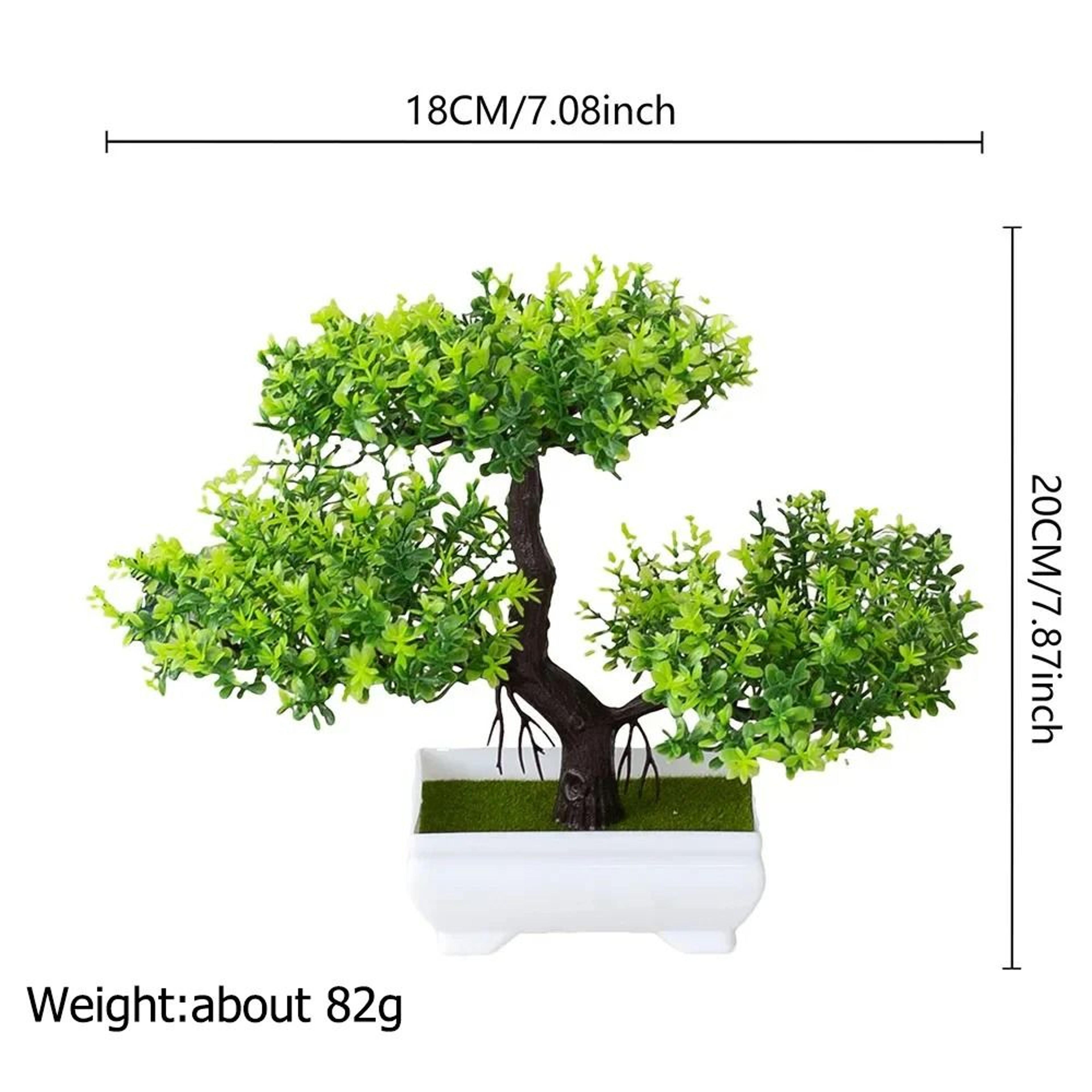 Artificial Bonsai Small Tree  Zen Garden Potted Ornament 6