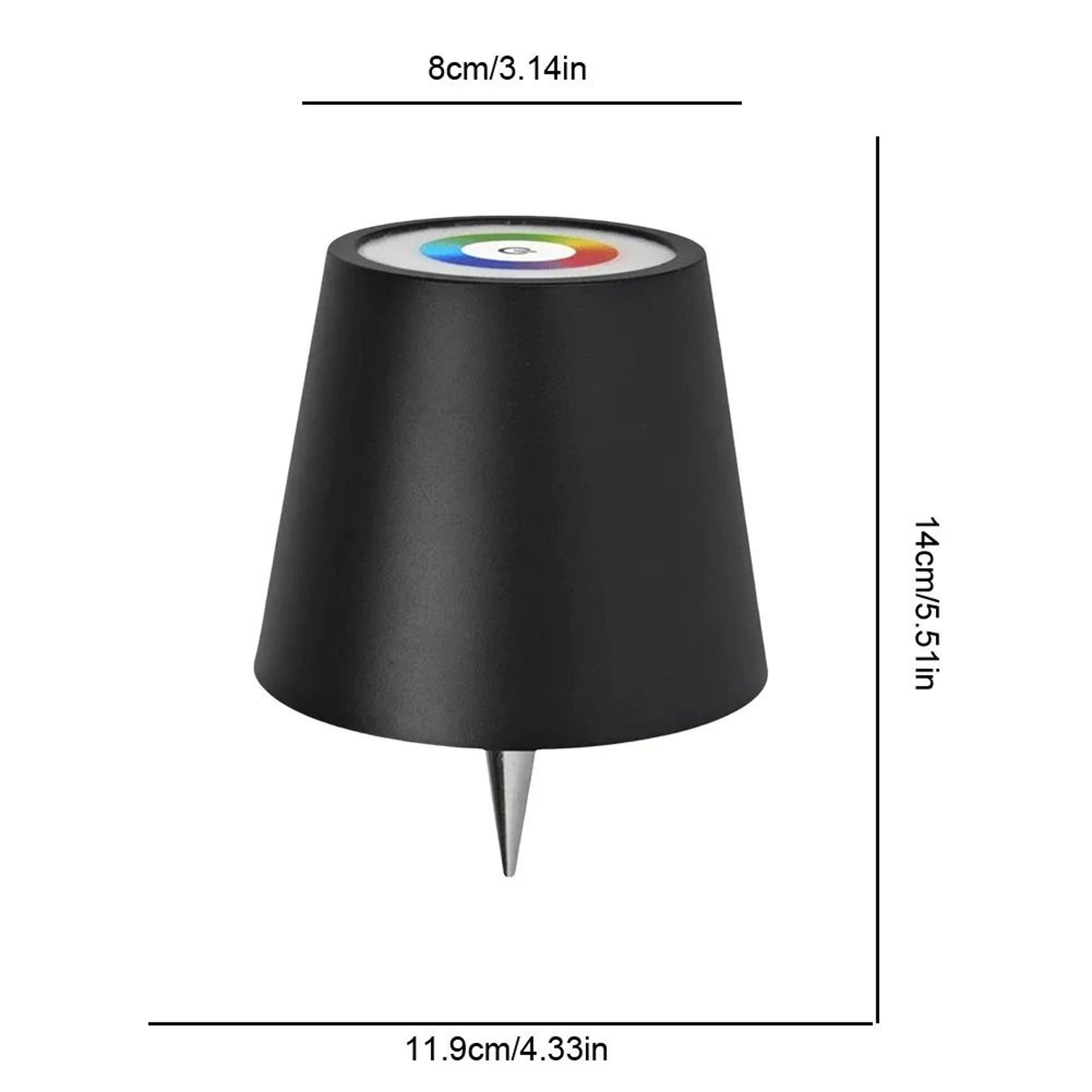 Wireless LED Wine Bottle Table Lamp  Rechargeable TouchControl Light For Restaurants Bars  Outdoor  4