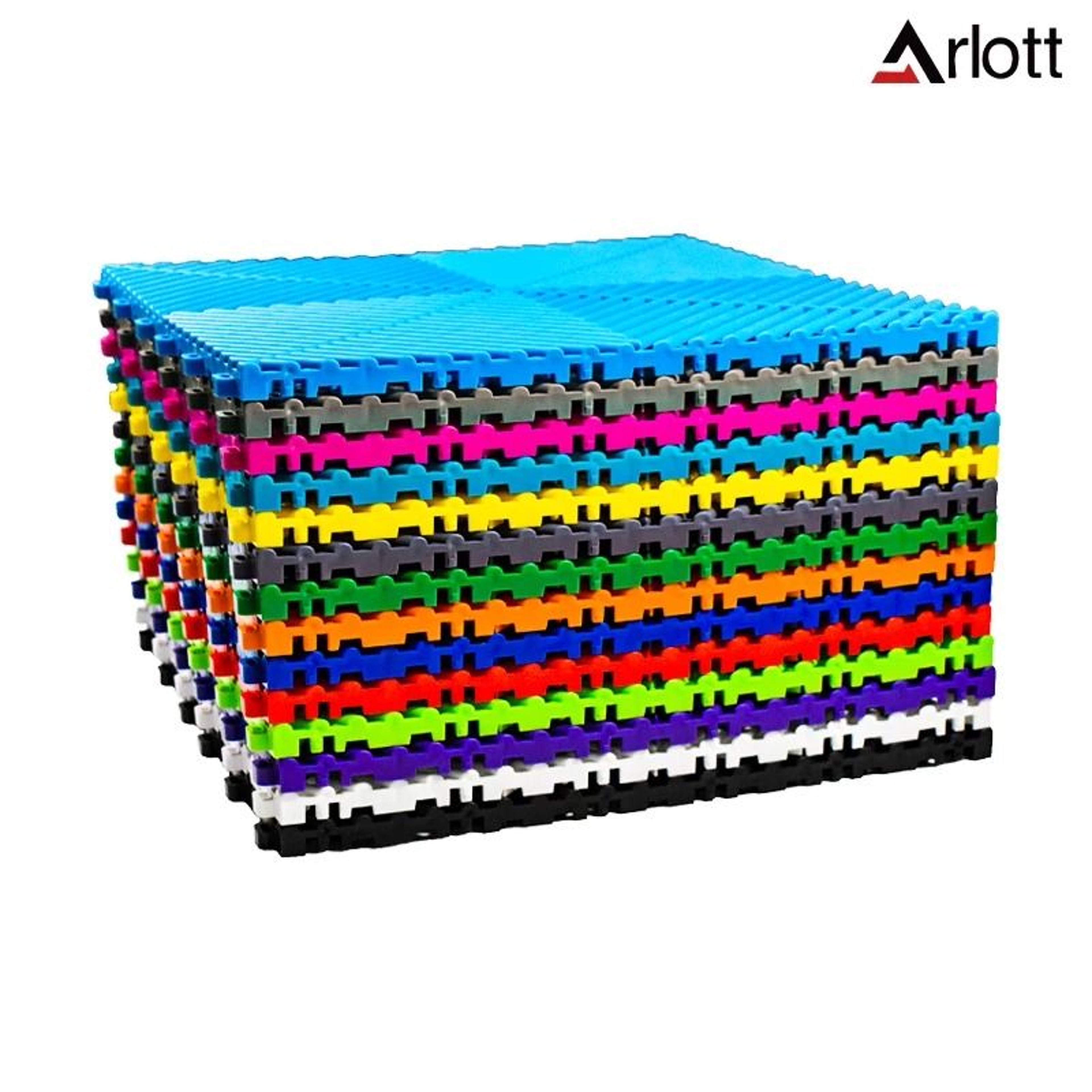 Automotive Modular Floor Tiles  Interlocking ClickLocked Garage Flooring  Hollow Drainage Car Wash  6