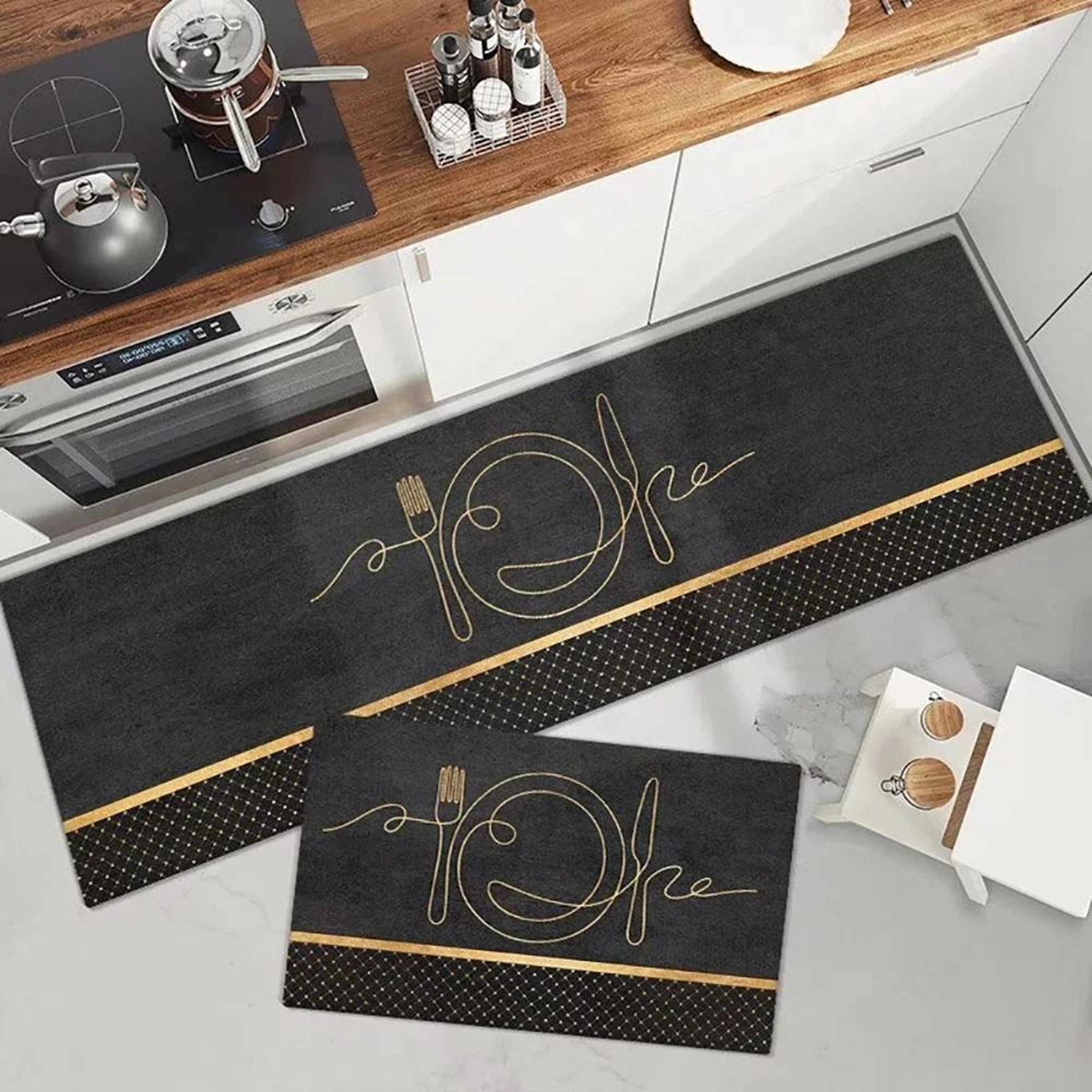 UltraSoft Washable Kitchen  Hallway Runner  AntiSlip Bedside Area Rug  Entrance Doormat For Modern  17