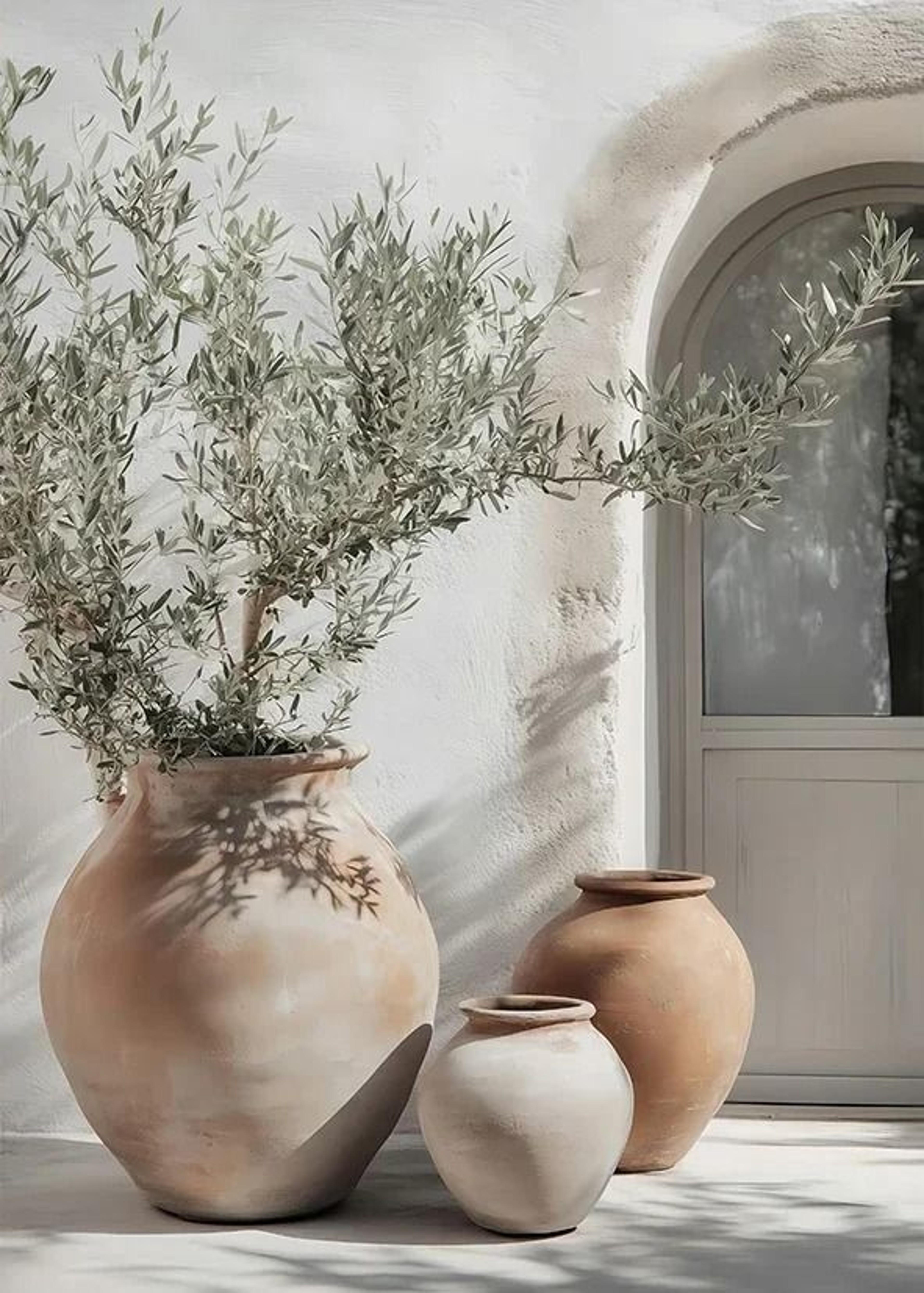 Retro Elegant Olive Tree And Lemon Canvas Poster  Mediterranean Vase Wall Art For Living Room Bedro 17