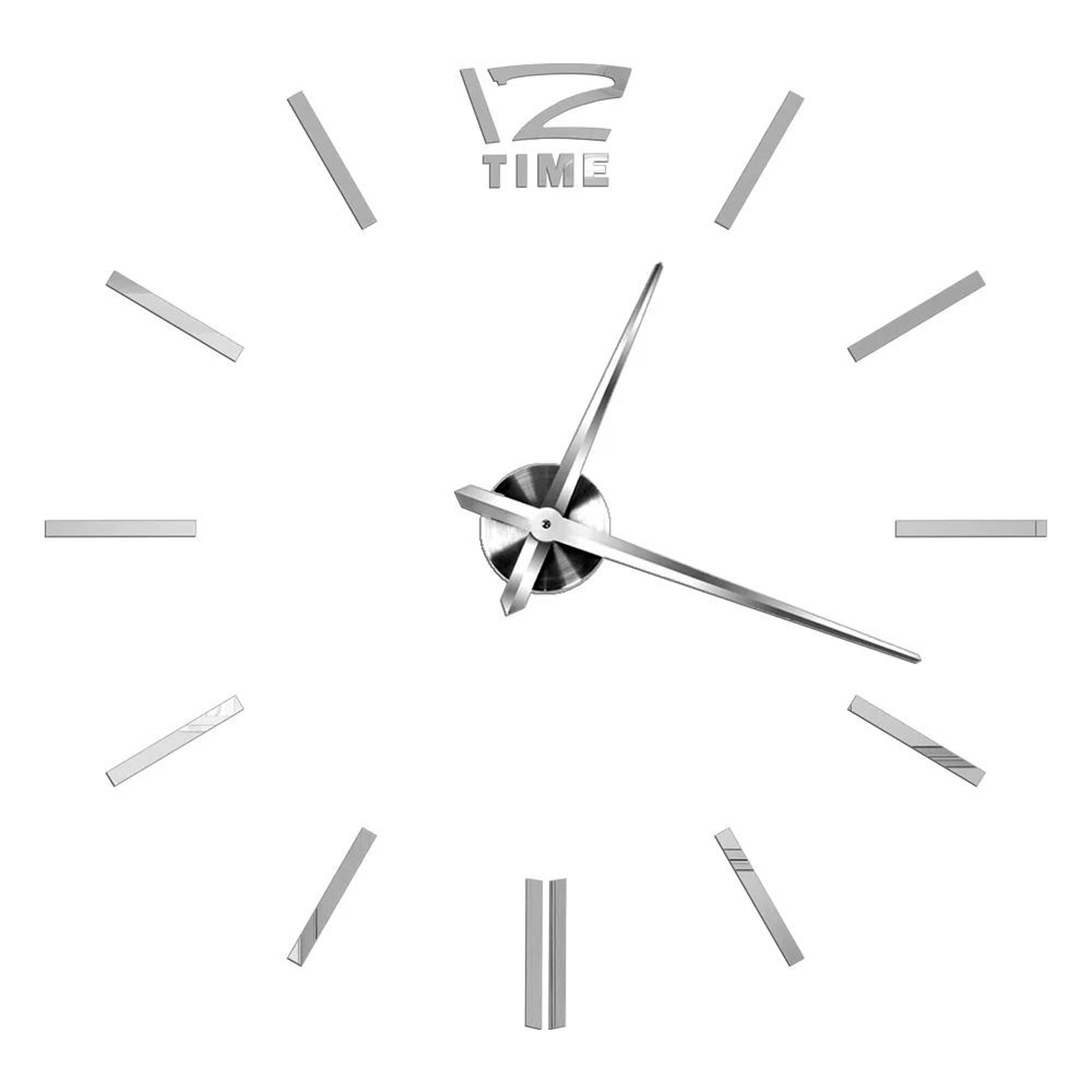 Modern DIY Large Wall Clock  3D Acrylic Mirror Sticker Clock  Quartz Movement For Fashionable Livin 6