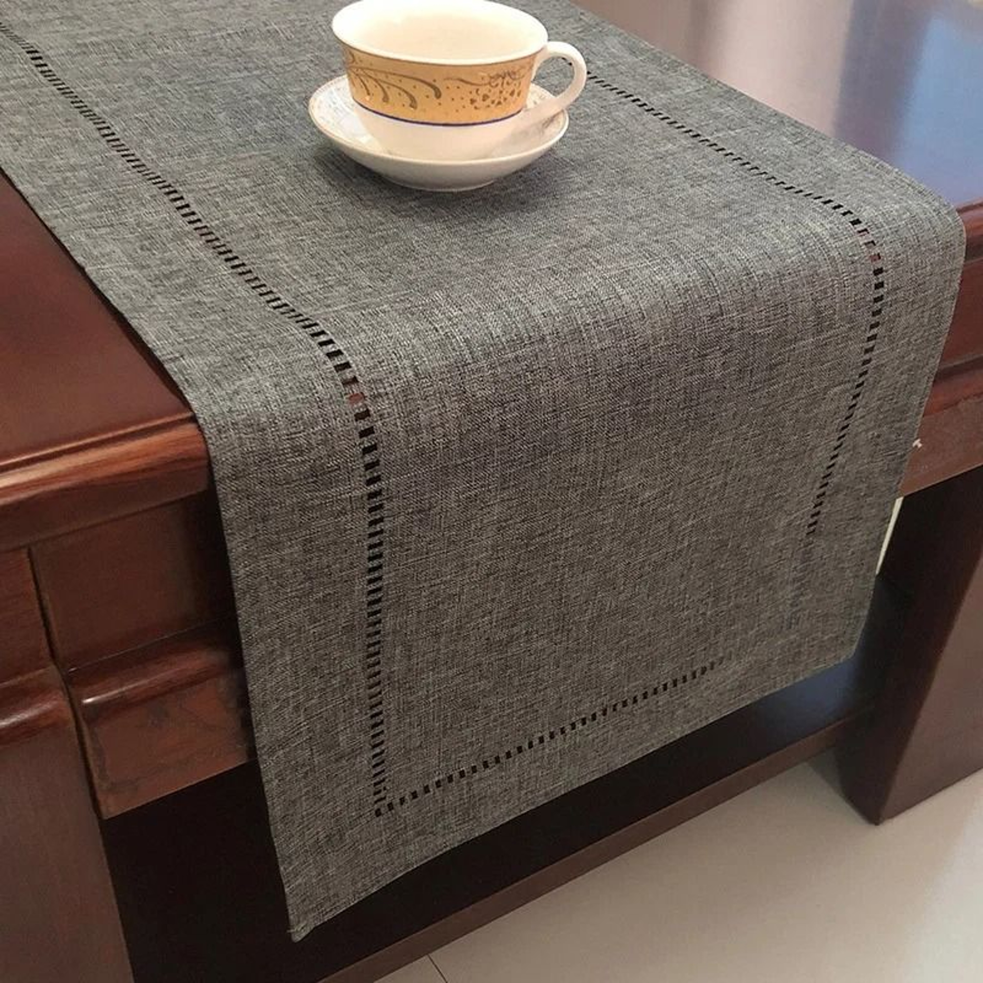 Basic Linen Style Table Runner  Modern Minimalist Dining Runner  Versatile Tablecloth For Party Hol 11