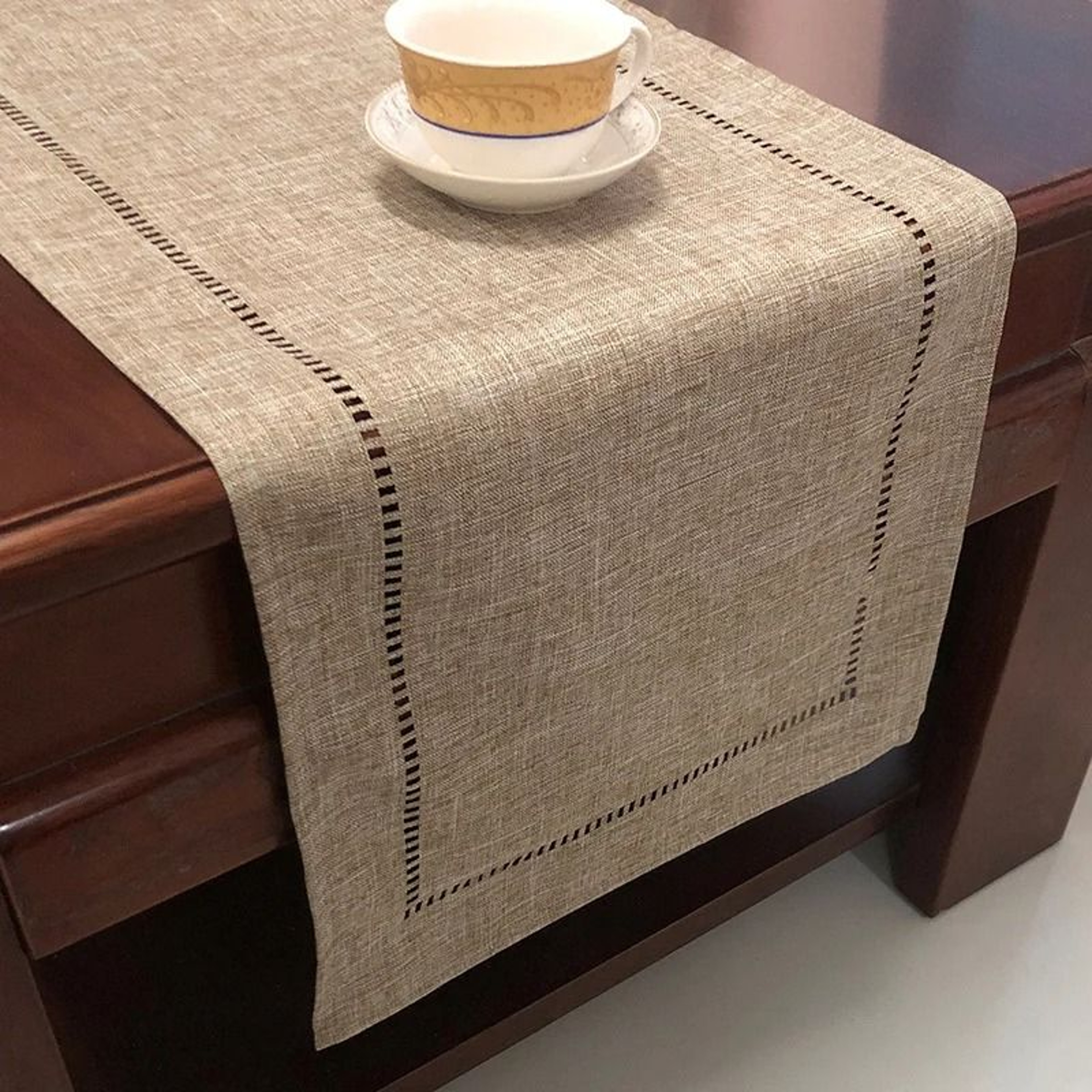 Basic Linen Style Table Runner  Modern Minimalist Dining Runner  Versatile Tablecloth For Party Hol 8