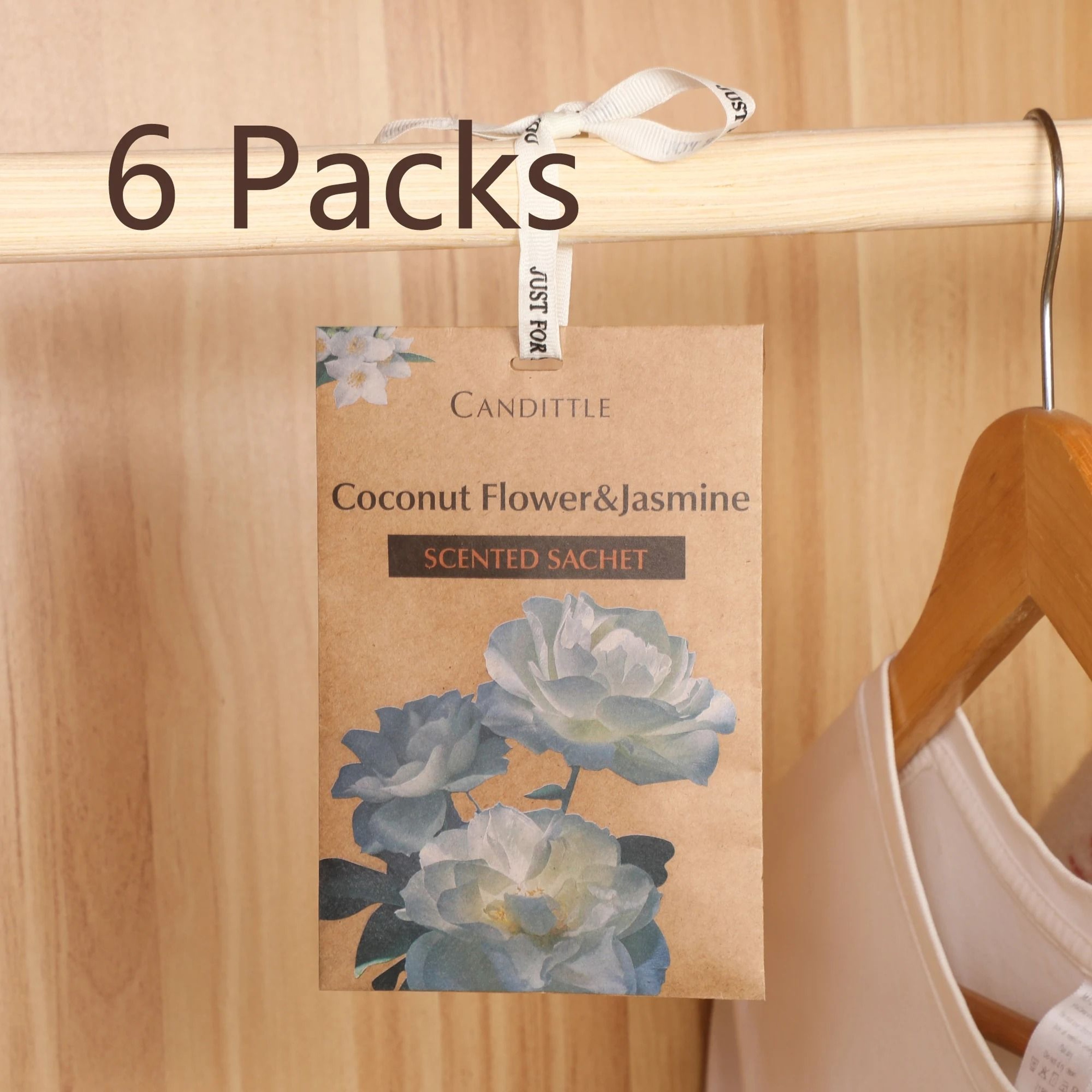 6Pack Scented Sachet Aroma Bag Set  LongLasting Fragrance For Closets Drawers Cars And Wardrobes 9