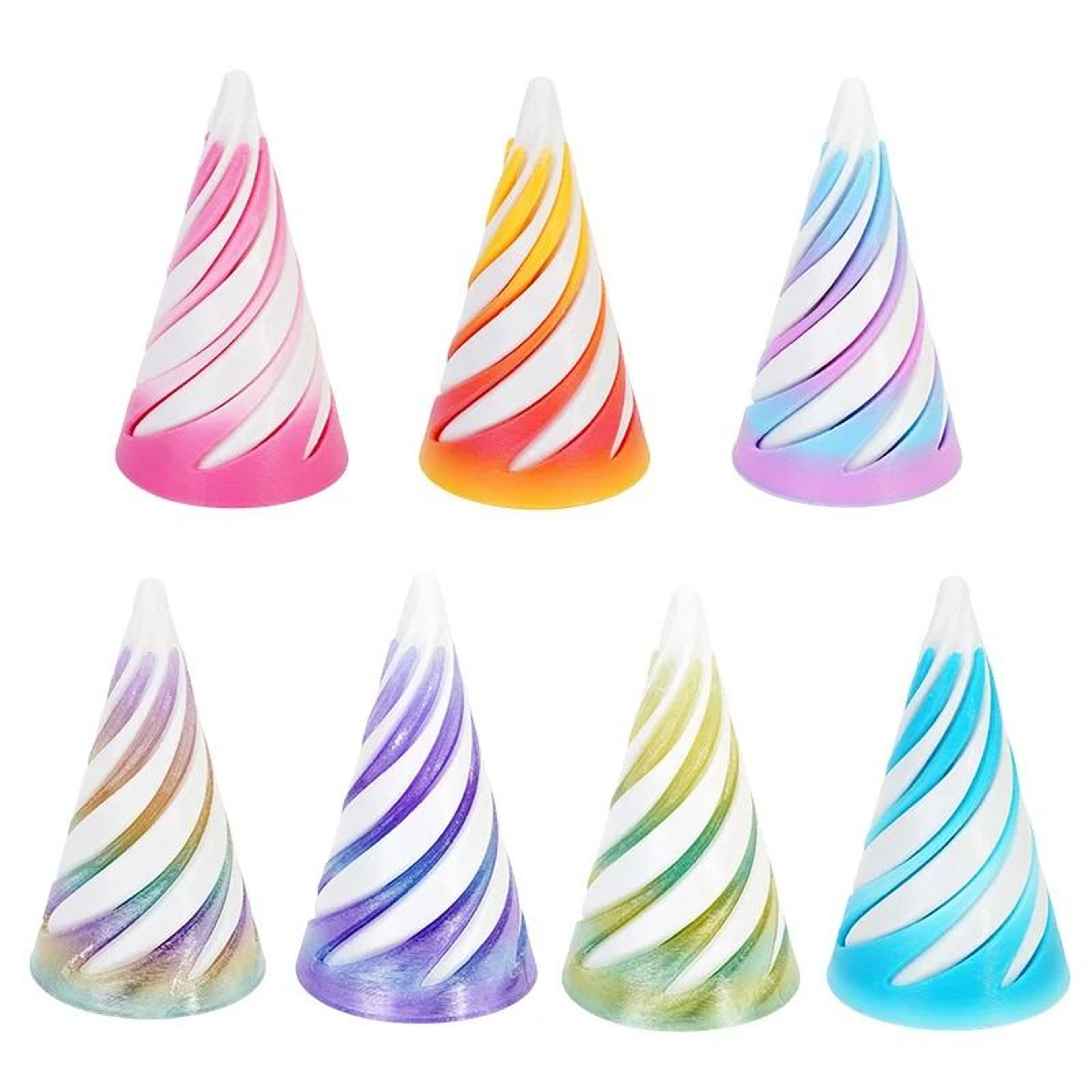 3DPrinted Rotating Impossible Pyramid  Spiral Cone  HighDefinition Kinetic Fidget Toy 3