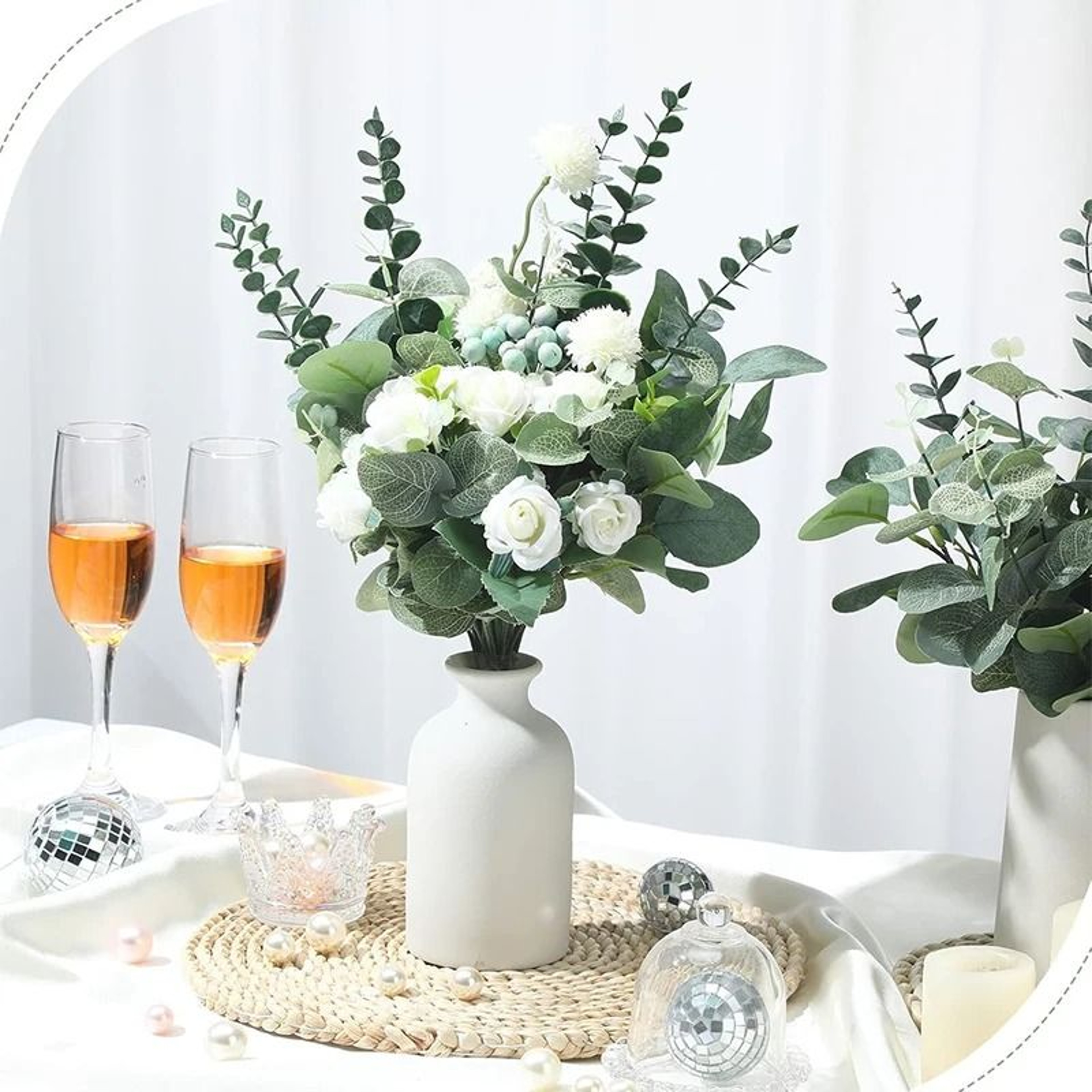 Mixed Eucalyptus Leaf Collection  HighDefinition Artificial Greenery For Modern Bridal  Home Sanctu 2